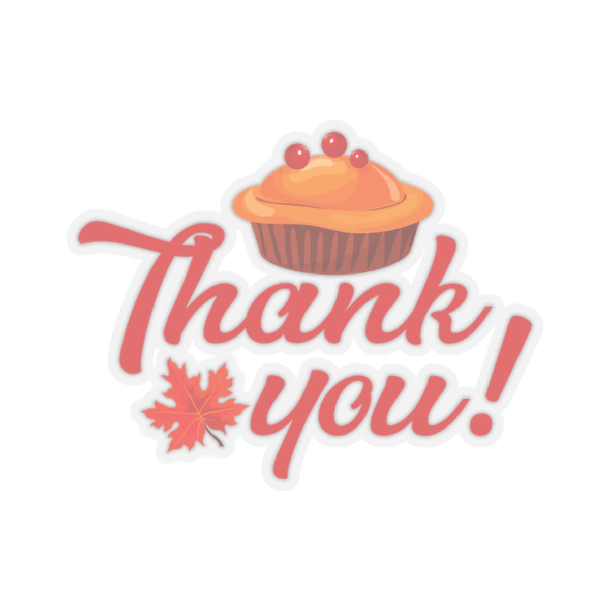 Kiss-Cut Stickers - Thank you