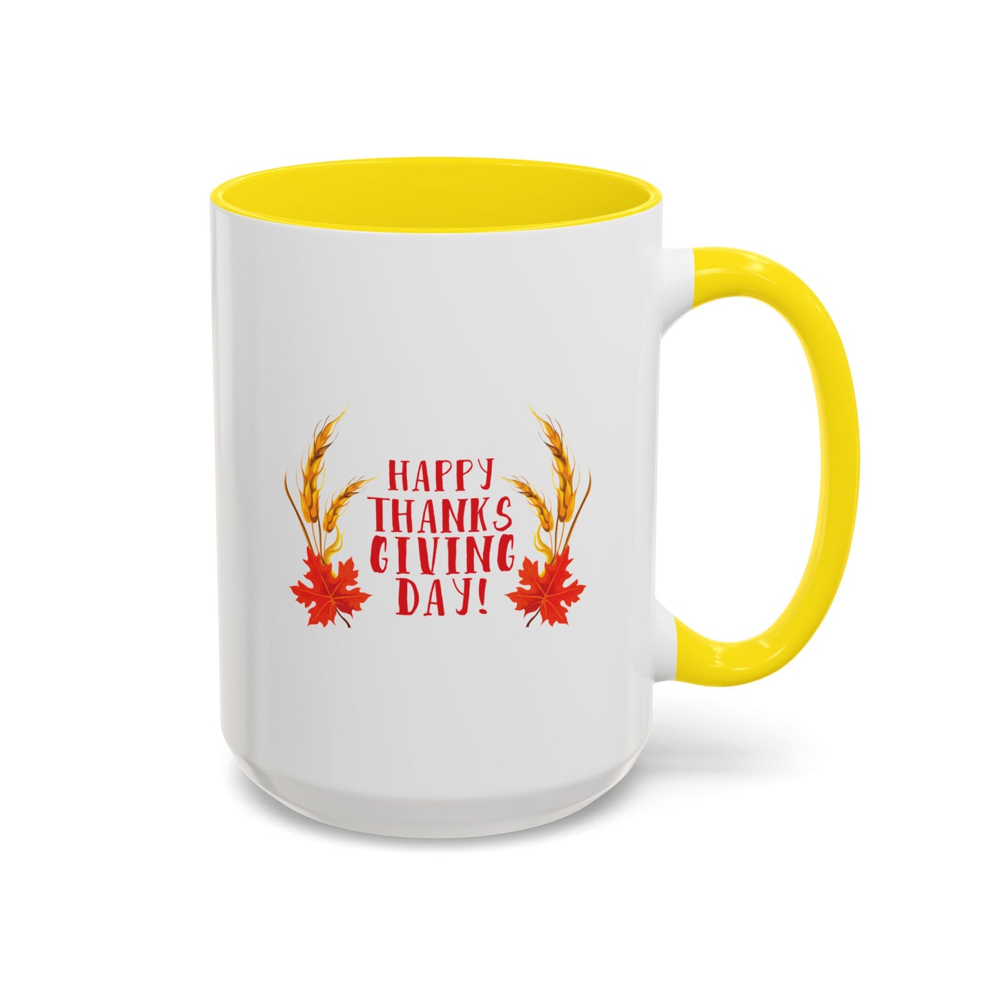Accent Coffee Mug -Happy Thanksgiving Day