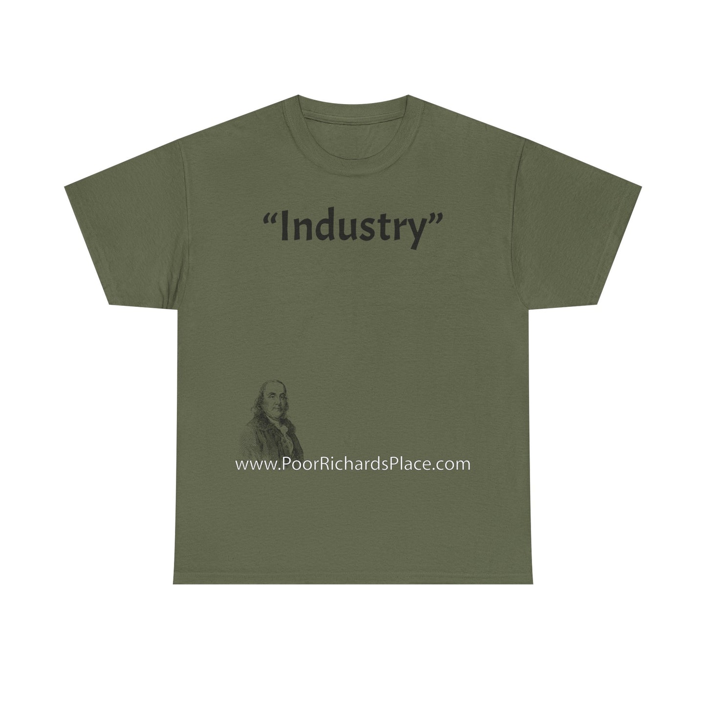 Unisex T-Shirt - Poor Richard Says Industry