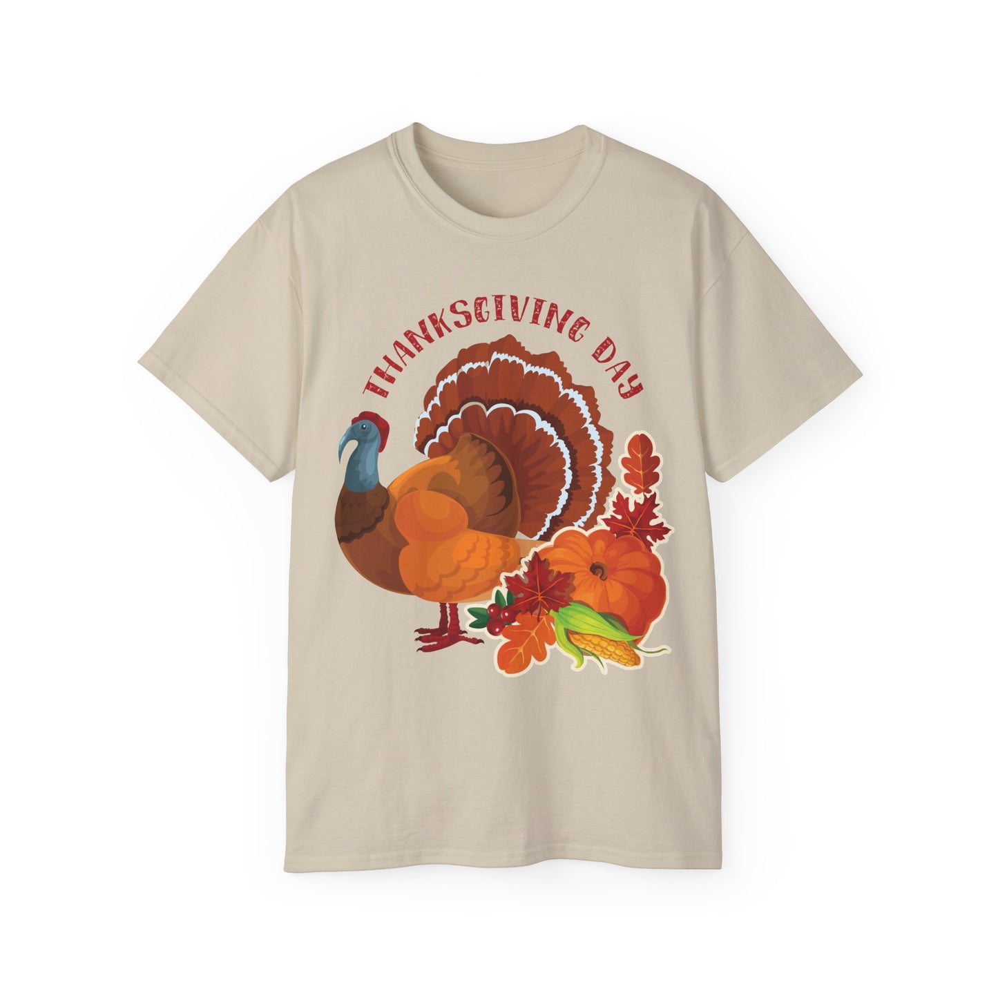 Unisex Ultra Cotton Tee - Thanksgiving - Happy Turkey Day