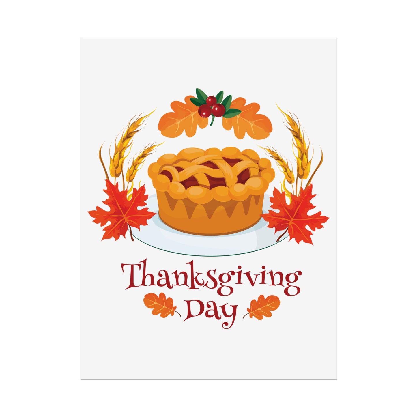 Rolled Poster -Thanksgiving Day