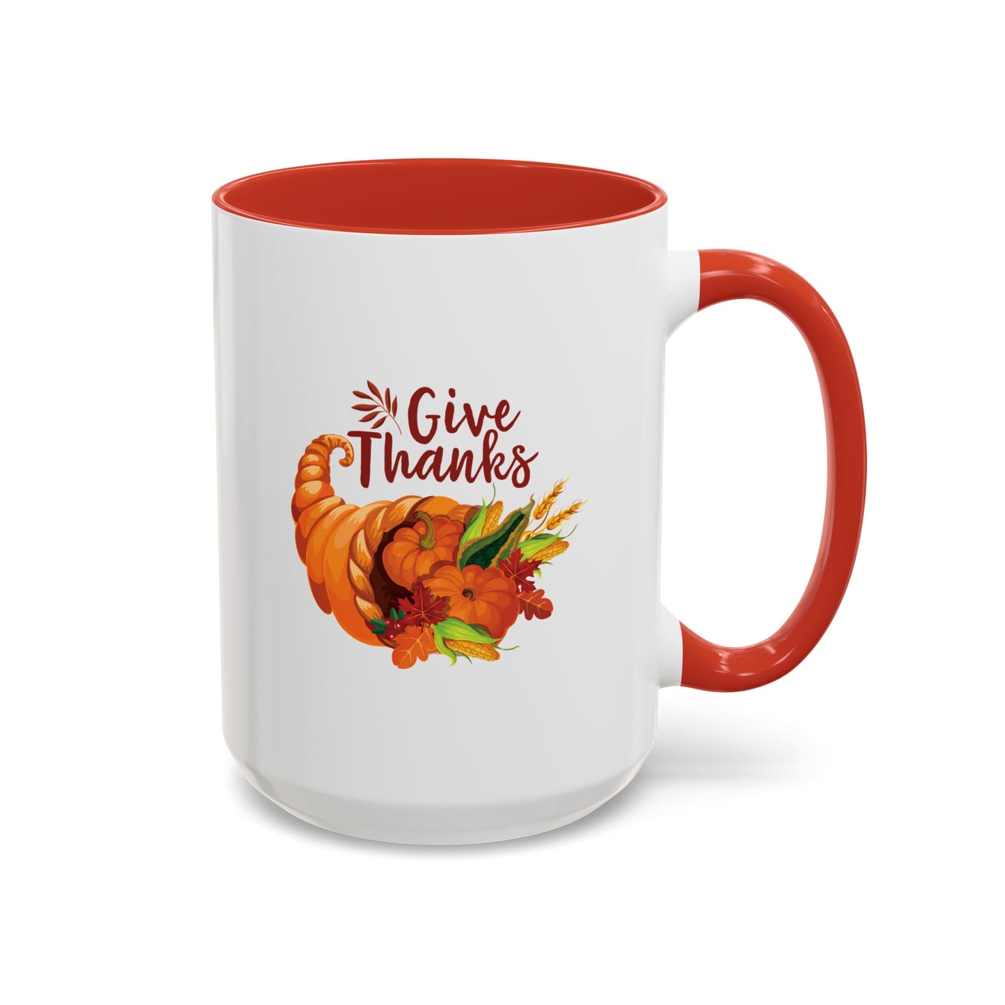 Accent Coffee Mug -Thanksgiving - Give Thanks