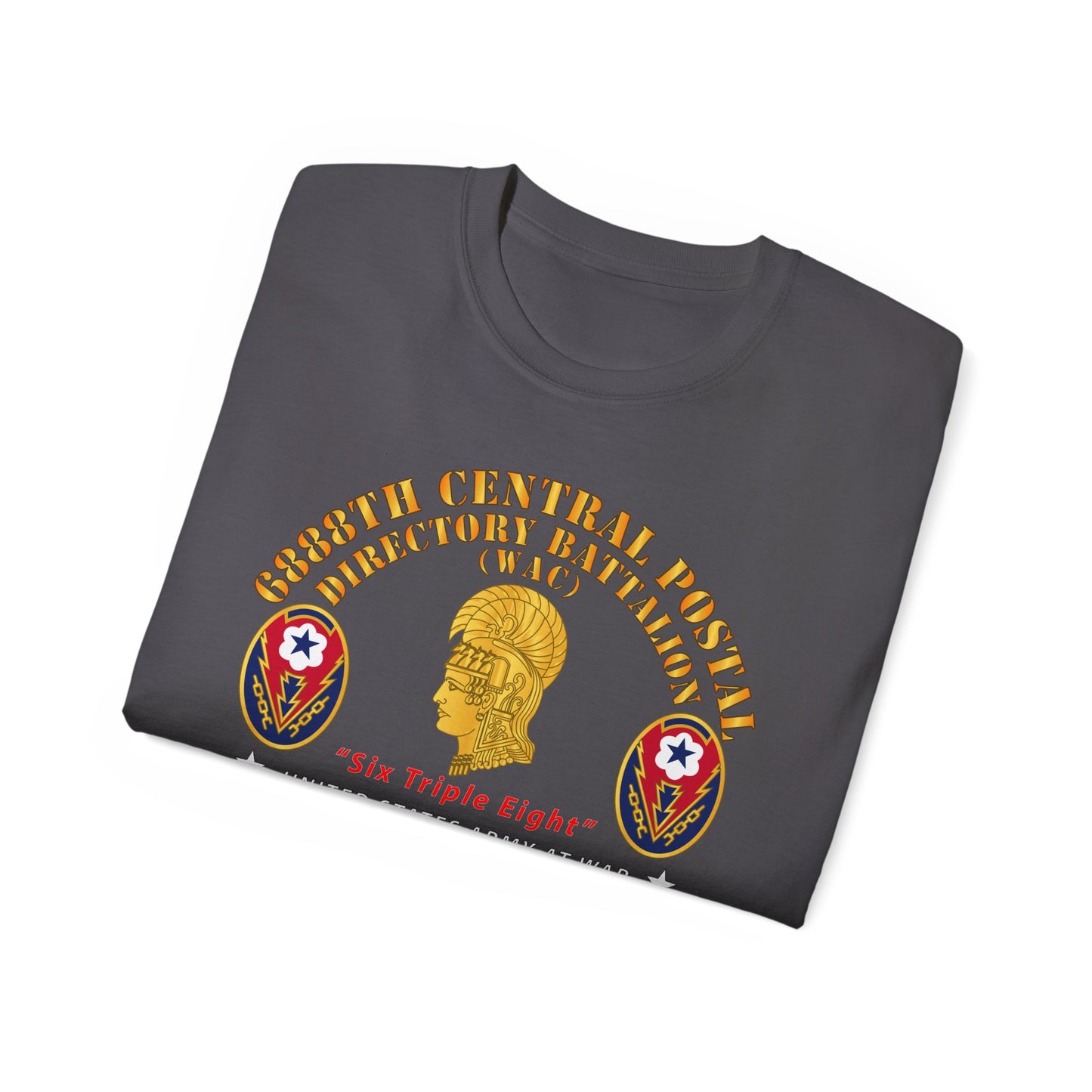 Unisex Ultra Cotton Tee - Army - 6888th Central Postal Directory Battalion - Wwii W Eu Svc