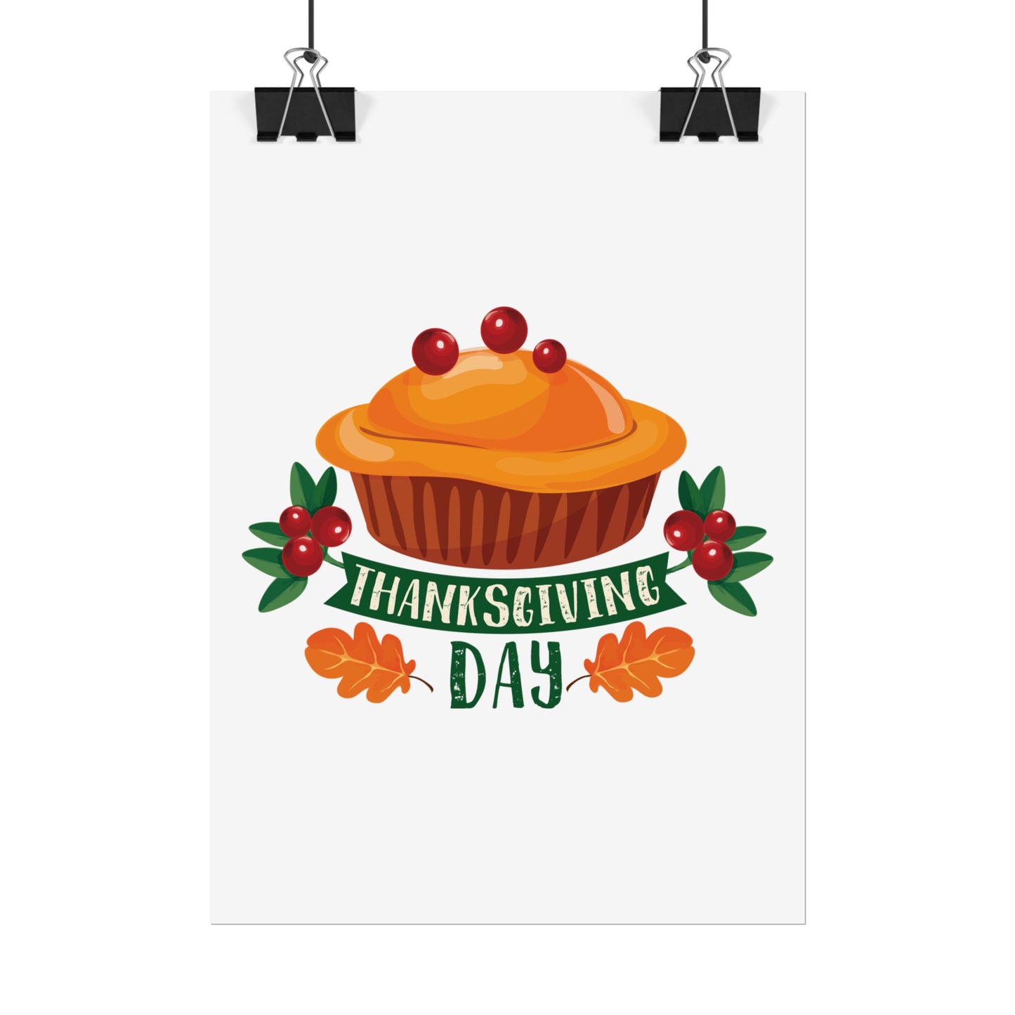 Rolled Poster -Thanksgiving Day - Pie