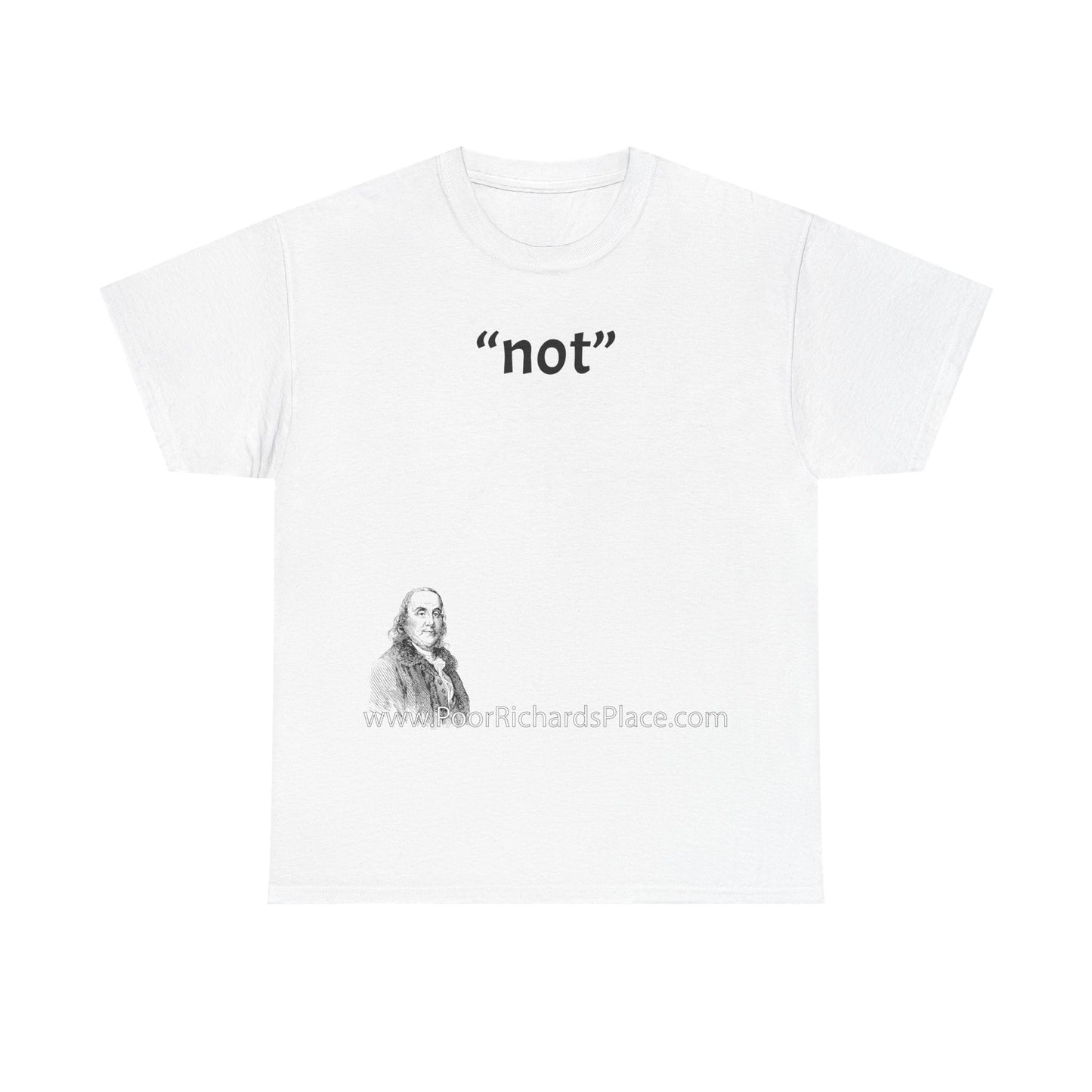 Unisex T-Shirt - Poor Richard Says not