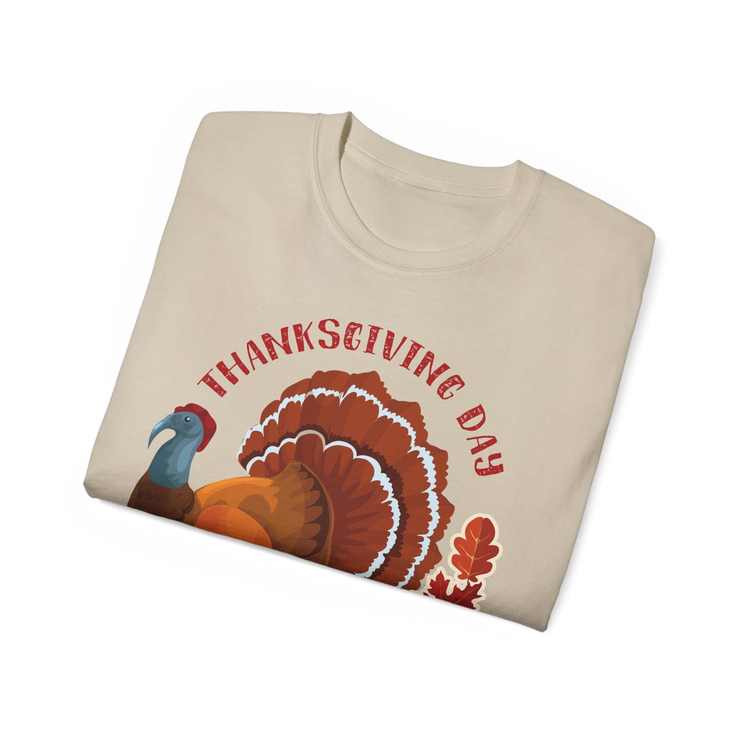 Unisex Ultra Cotton Tee - Thanksgiving - Happy Turkey Day