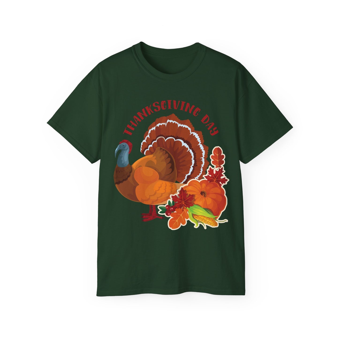 Unisex Ultra Cotton Tee - Thanksgiving - Happy Turkey Day