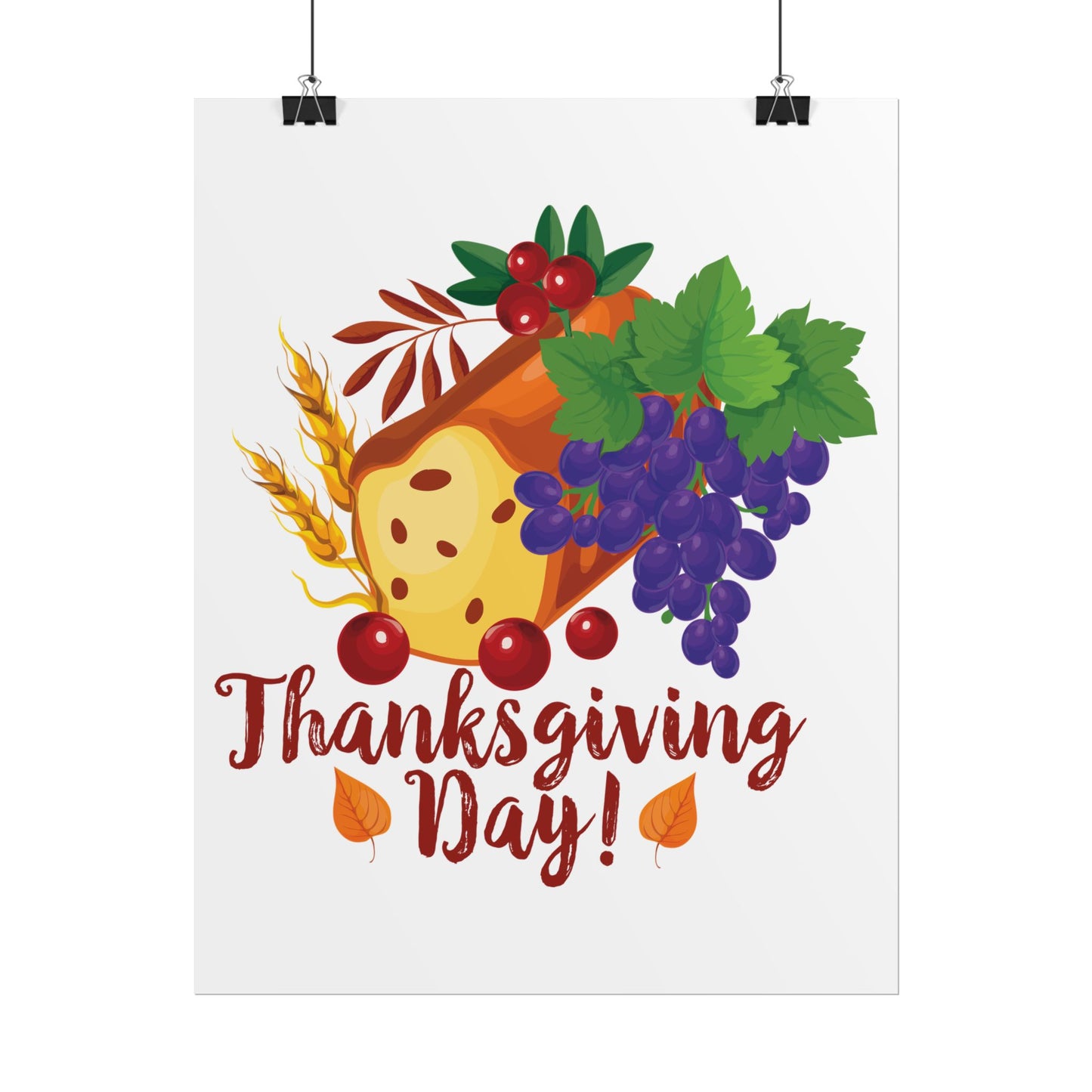 Rolled Poster -Thanksgiving Day - Bread