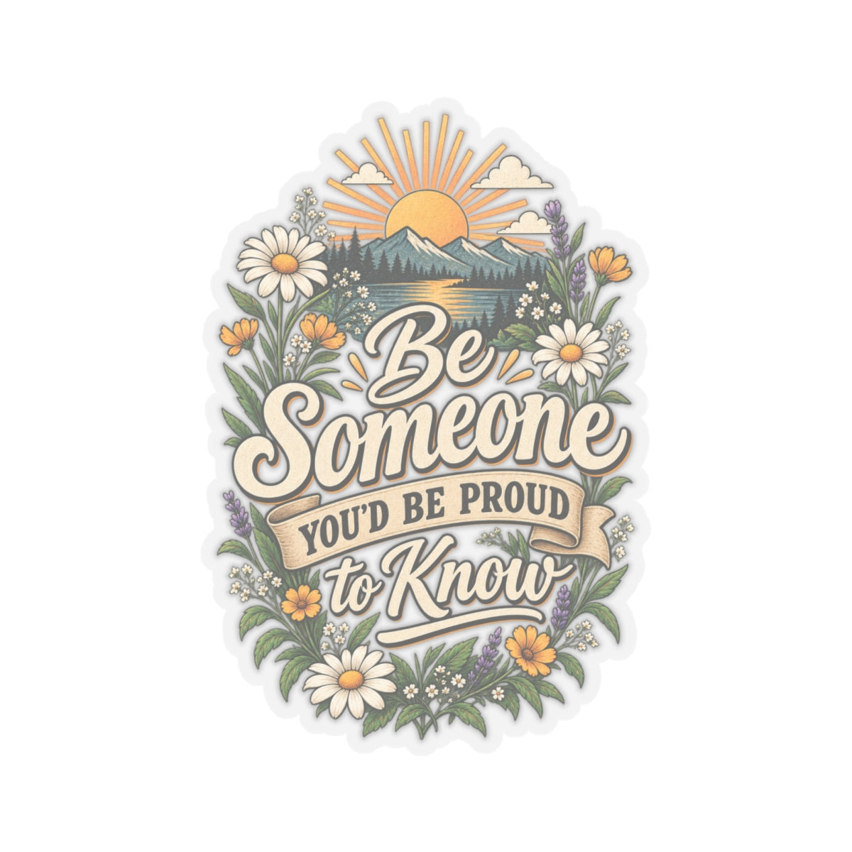 Kiss-Cut Stickers - Be Someone You’d Be Proud to Know