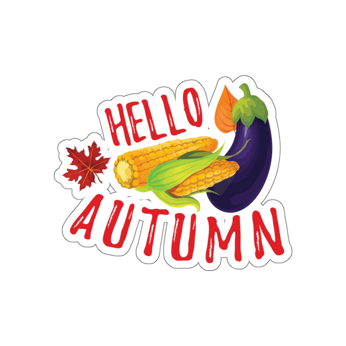 Die-Cut Stickers - Hello Autumn