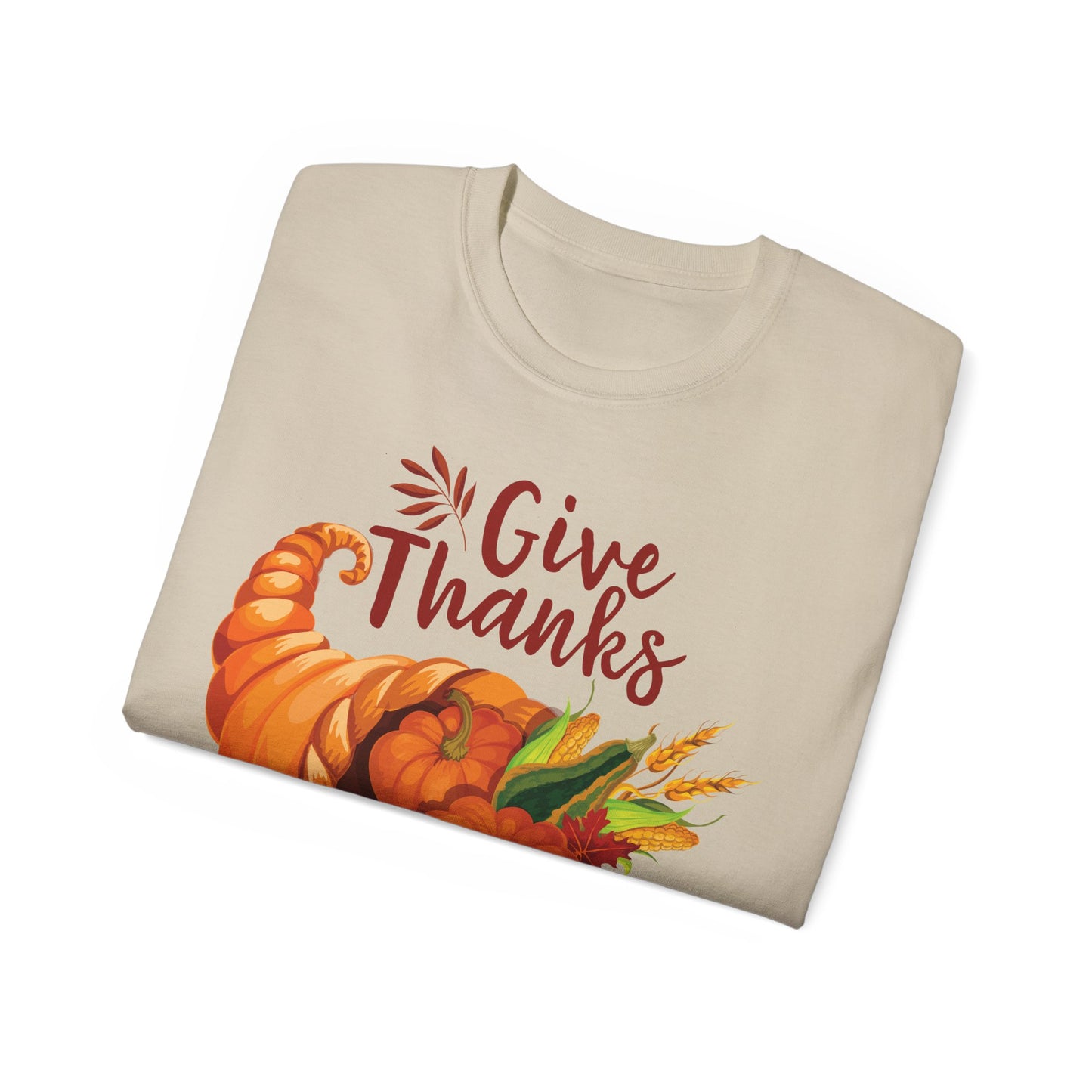 Unisex Ultra Cotton Tee - Thanksgiving - Give Thanks