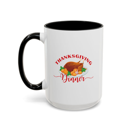 Accent Coffee Mug -Thanksgiving Dinner
