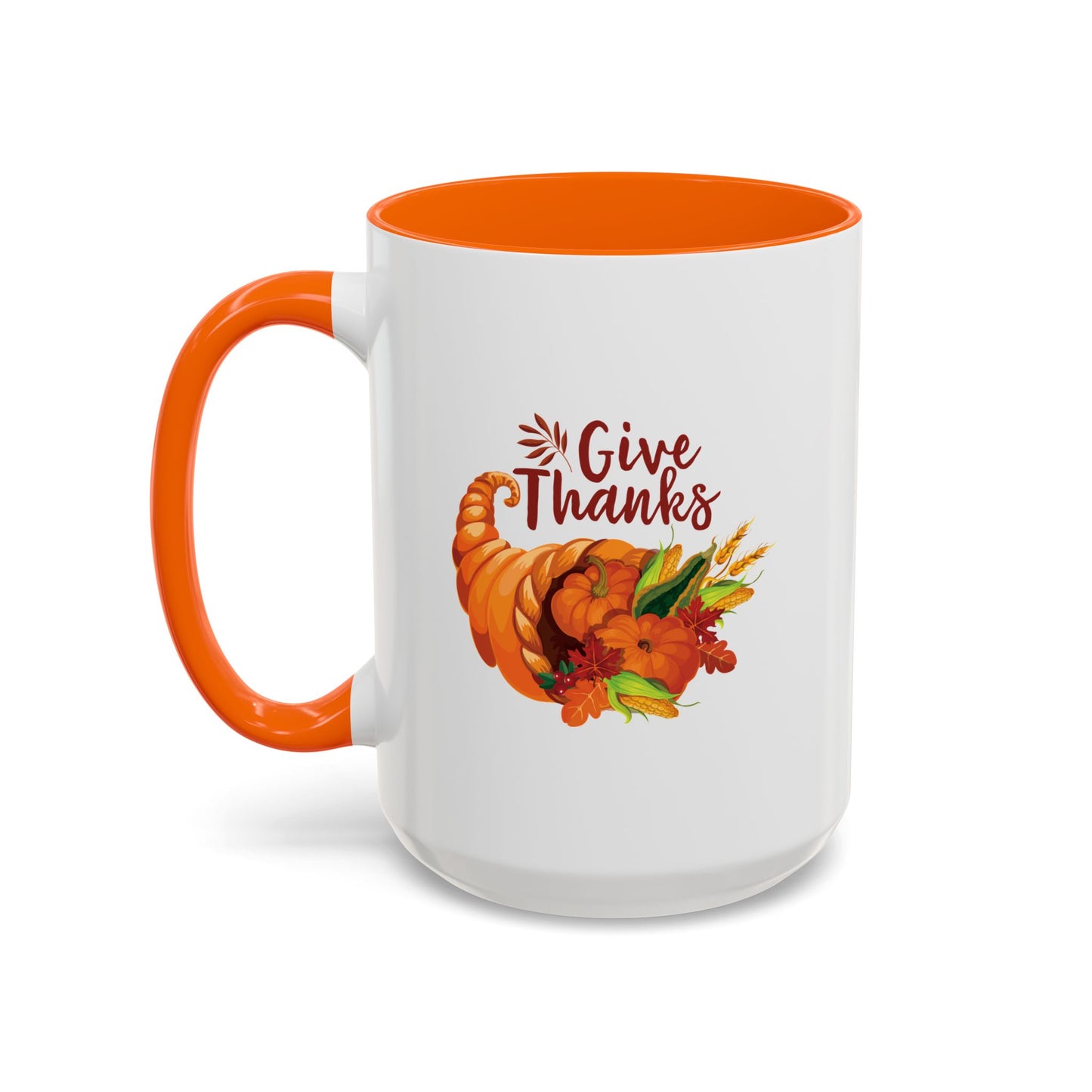 Accent Coffee Mug -Thanksgiving - Give Thanks