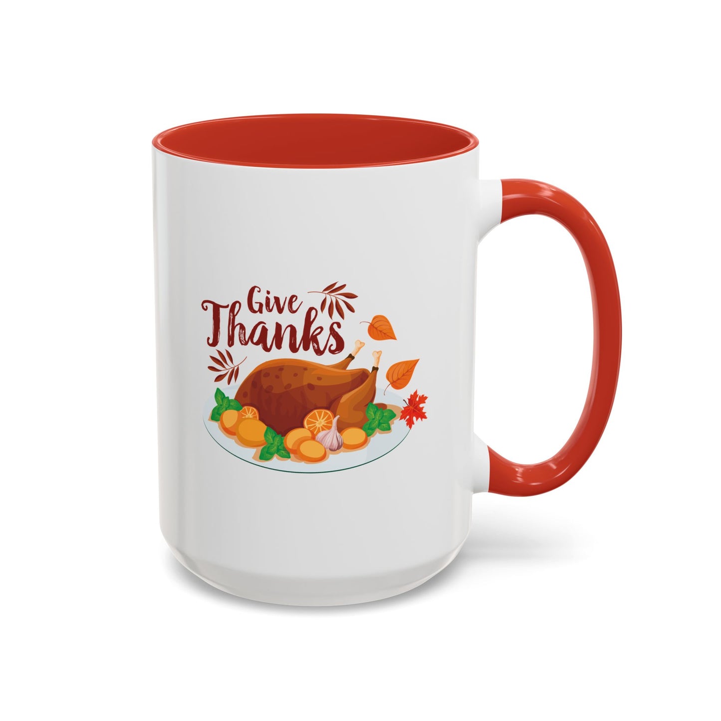 Accent Coffee Mug -Give Thanks