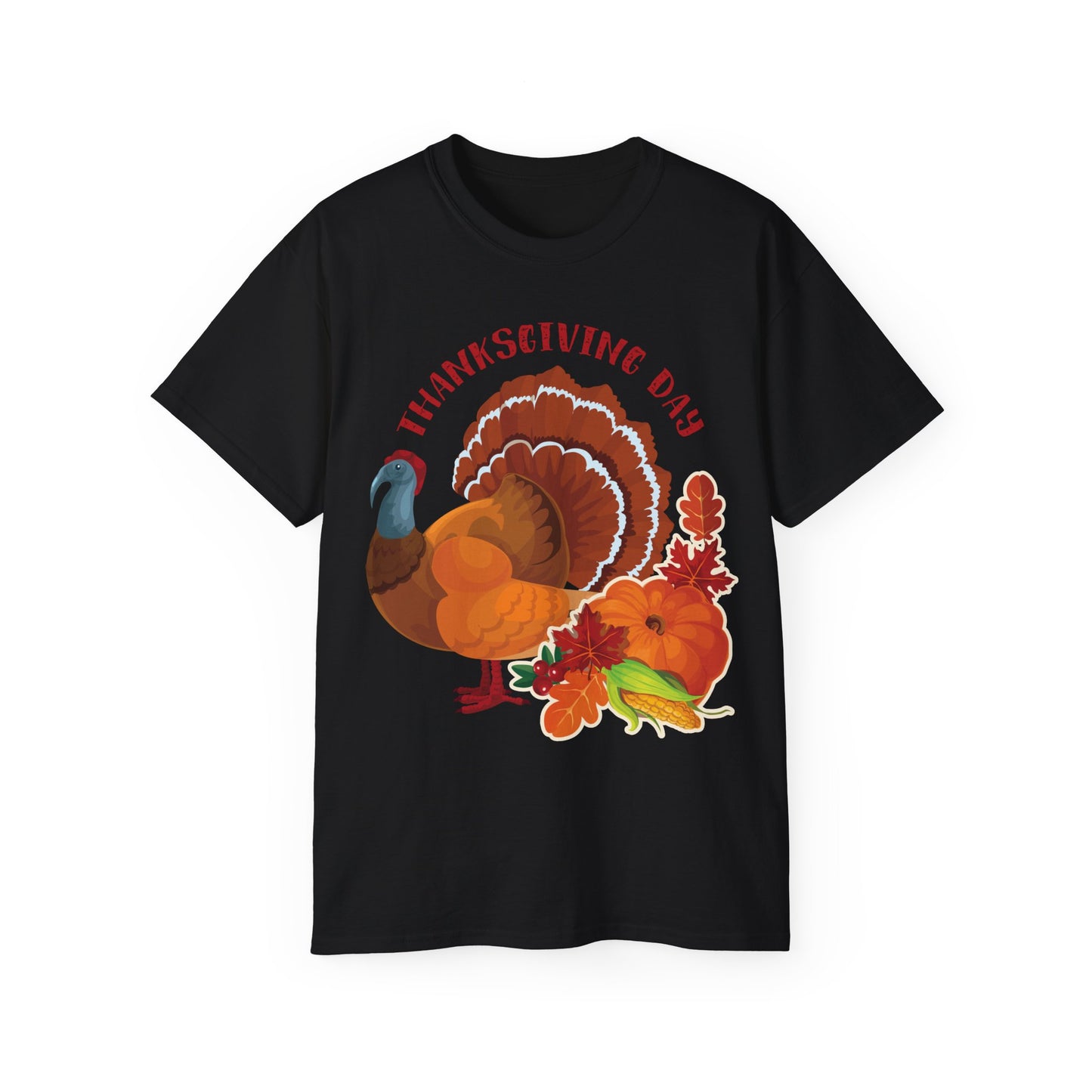 Unisex Ultra Cotton Tee - Thanksgiving - Happy Turkey Day