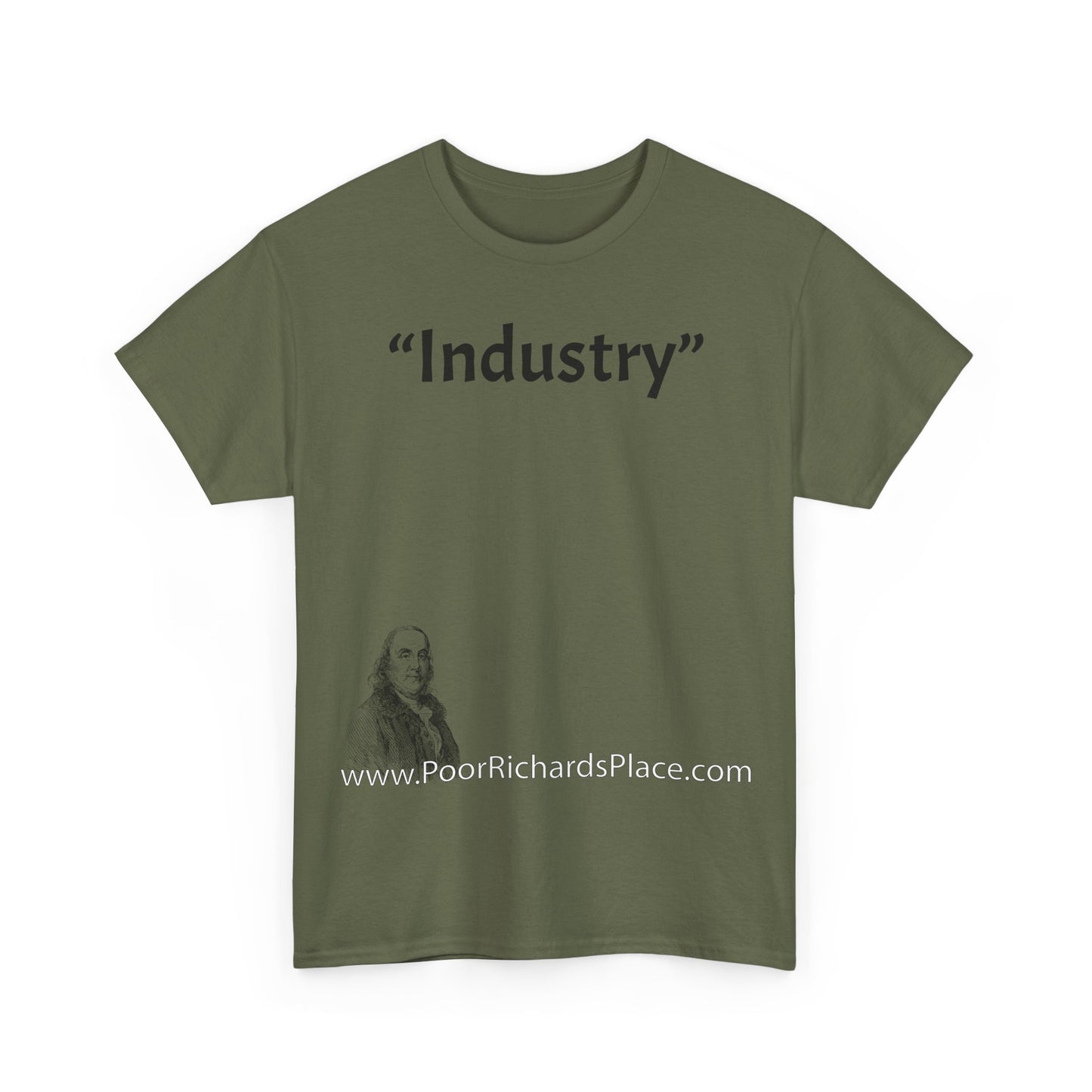 Unisex T-Shirt - Poor Richard Says Industry