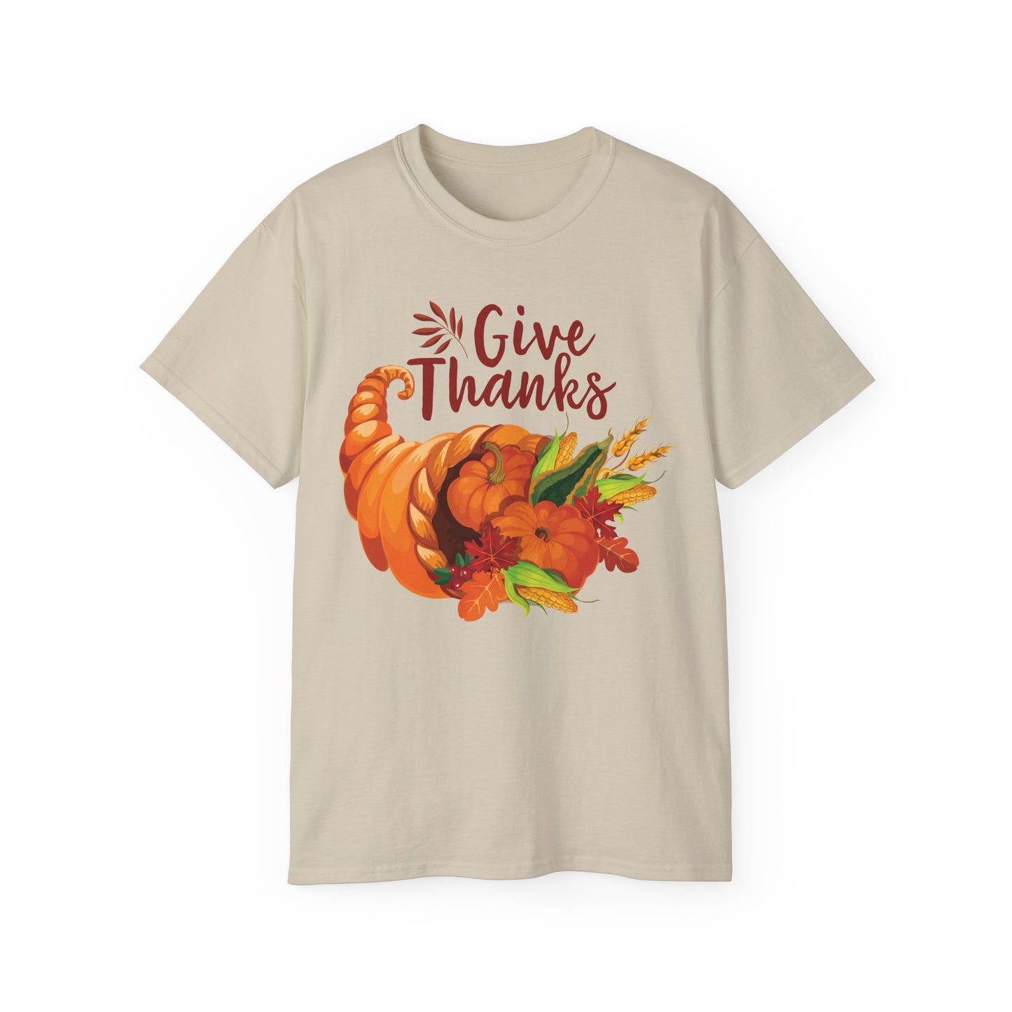 Unisex Ultra Cotton Tee - Thanksgiving - Give Thanks