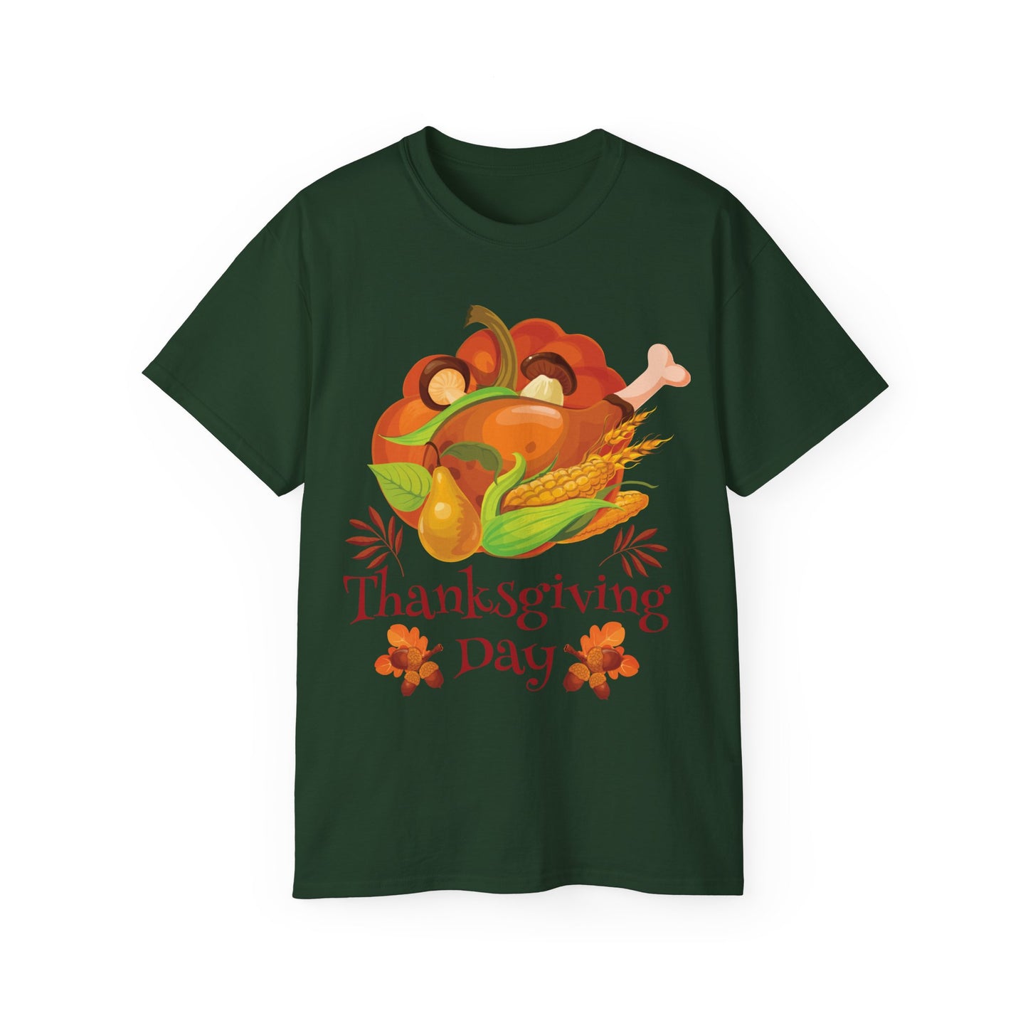 Unisex Ultra Cotton Tee - Thanksgiving Day - Turkey