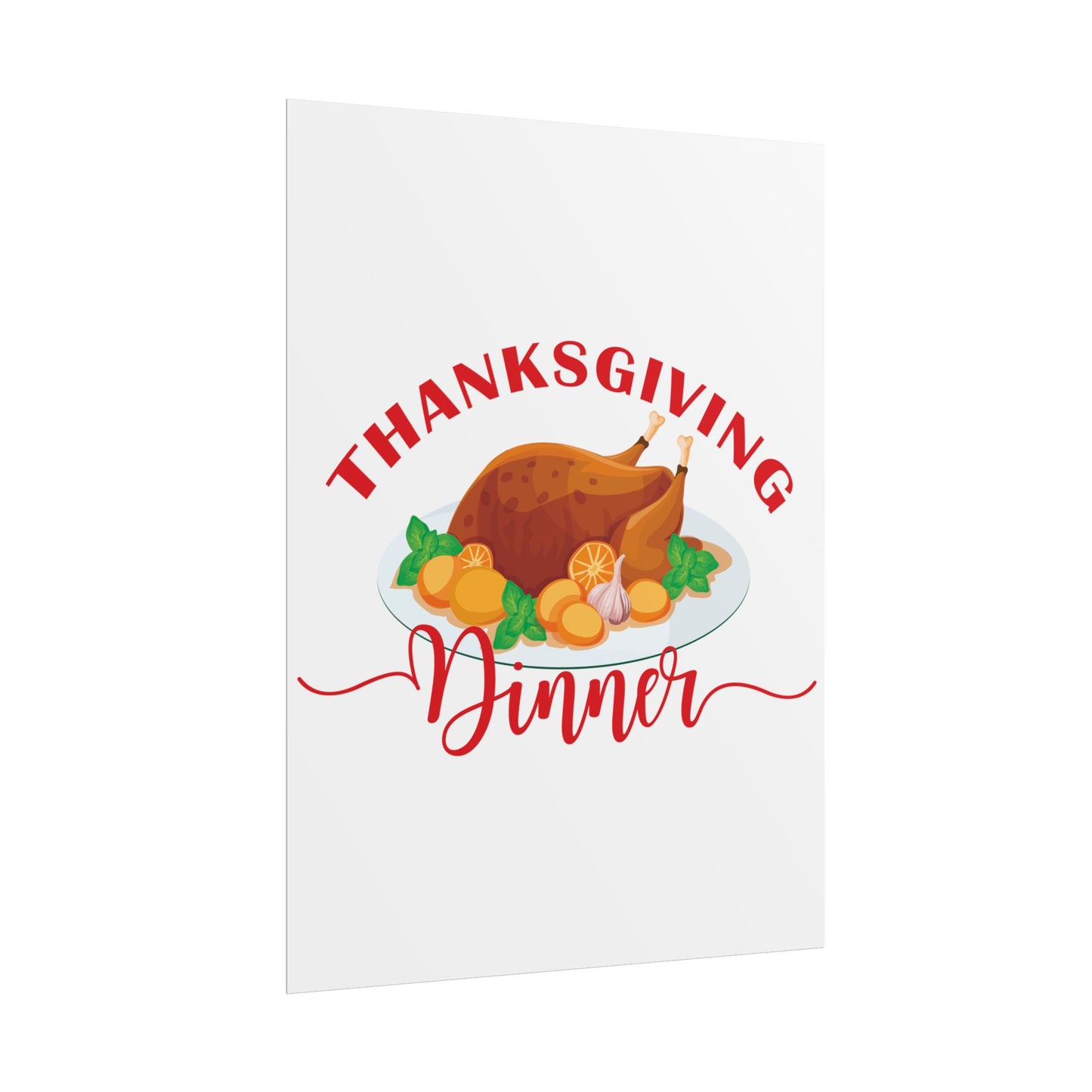 Rolled Poster -Thanksgiving Dinner