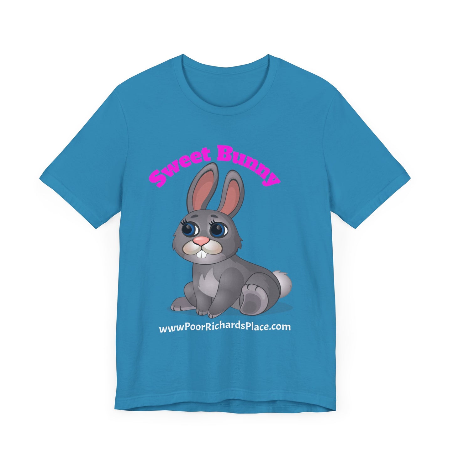 Unisex Jersey Short Sleeve Tee - Sweet Bunny - www.poorrichardsplace.com