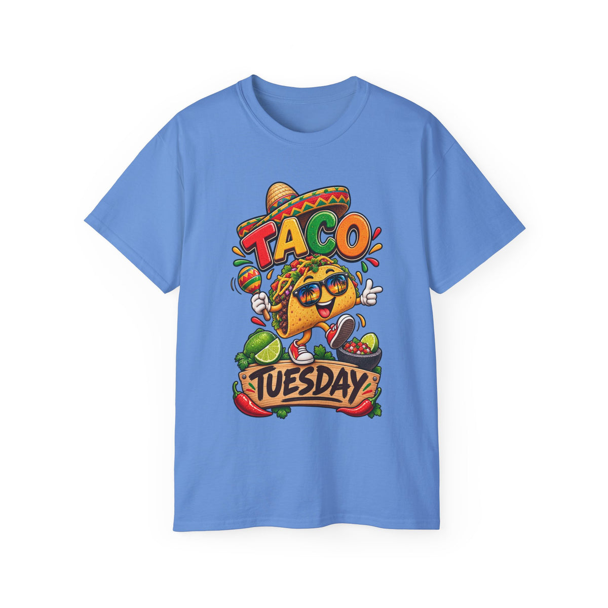 T-Shirt — Festive Taco Tuesday Fiesta