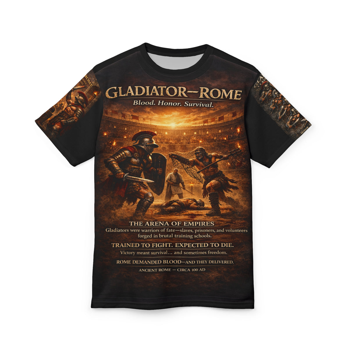 Gladiators "Blood in the Sand" Tribute Tee — The Will of Rome
