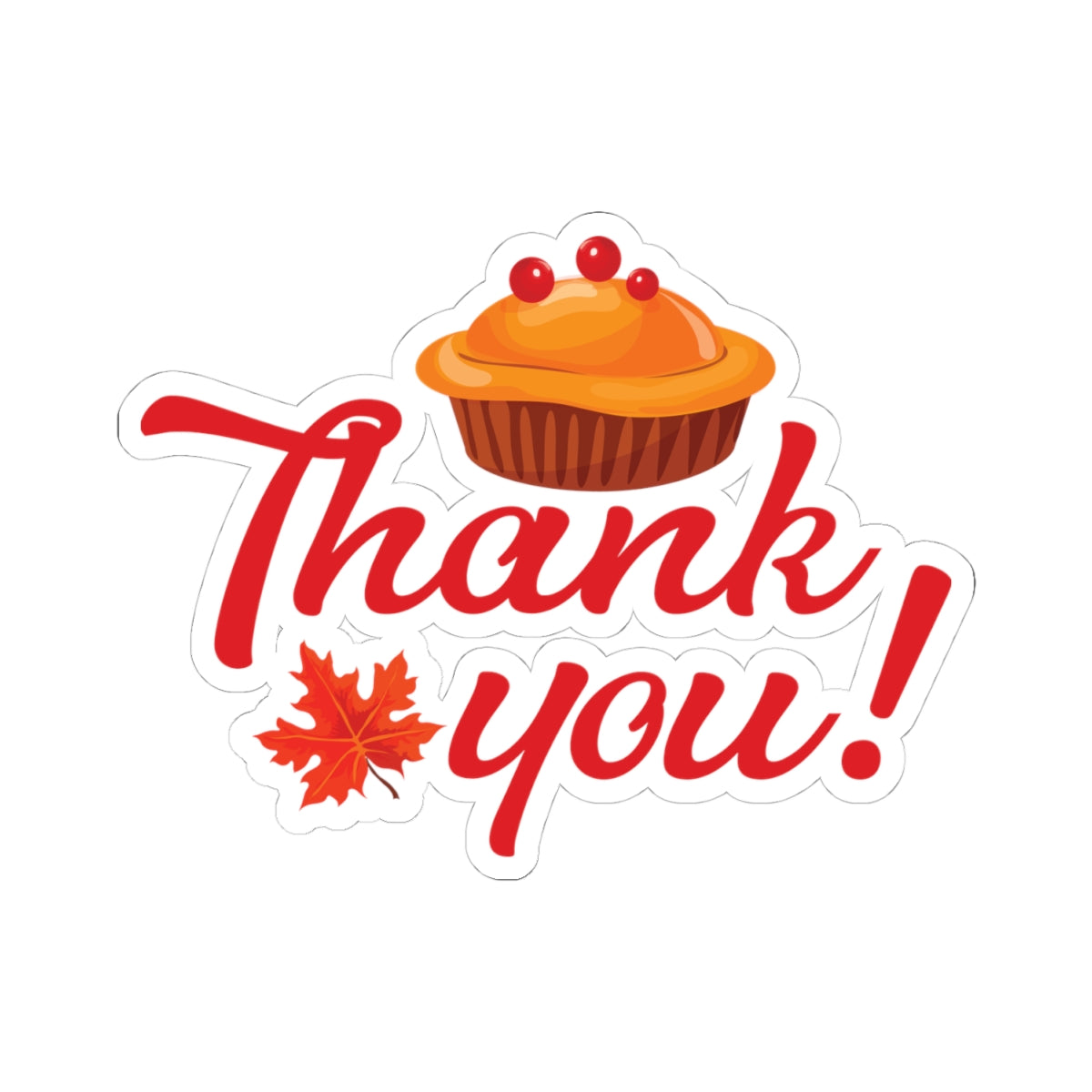 Kiss-Cut Stickers - Thank you