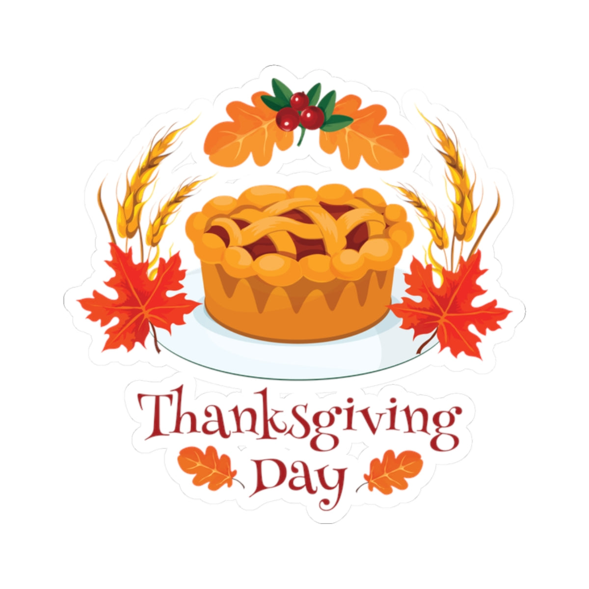 Kiss-Cut Stickers - Thanksgiving Day