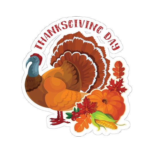 Kiss-Cut Stickers - Thanksgiving - Happy Turkey Day