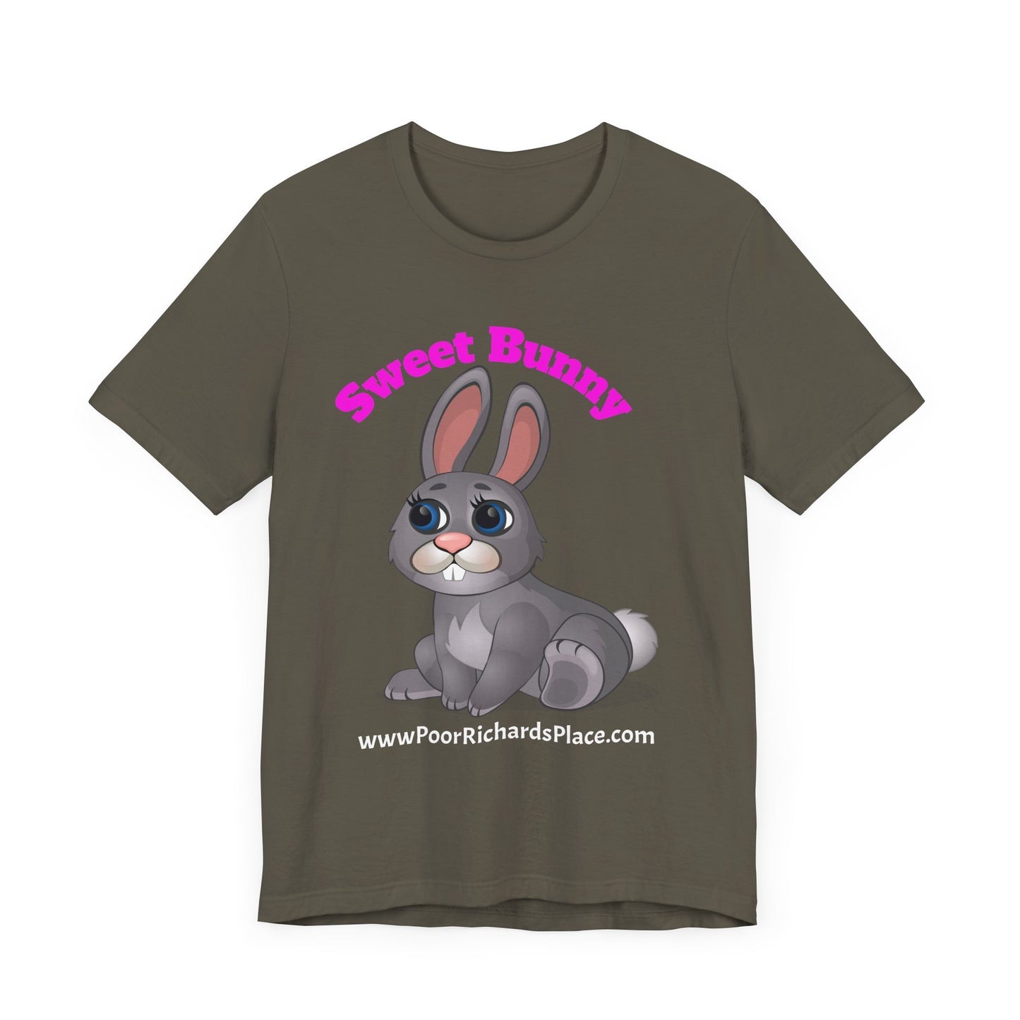 Unisex Jersey Short Sleeve Tee - Sweet Bunny - www.poorrichardsplace.com