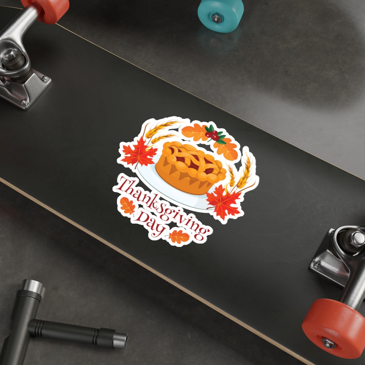 Die-Cut Stickers - Thanksgiving Day
