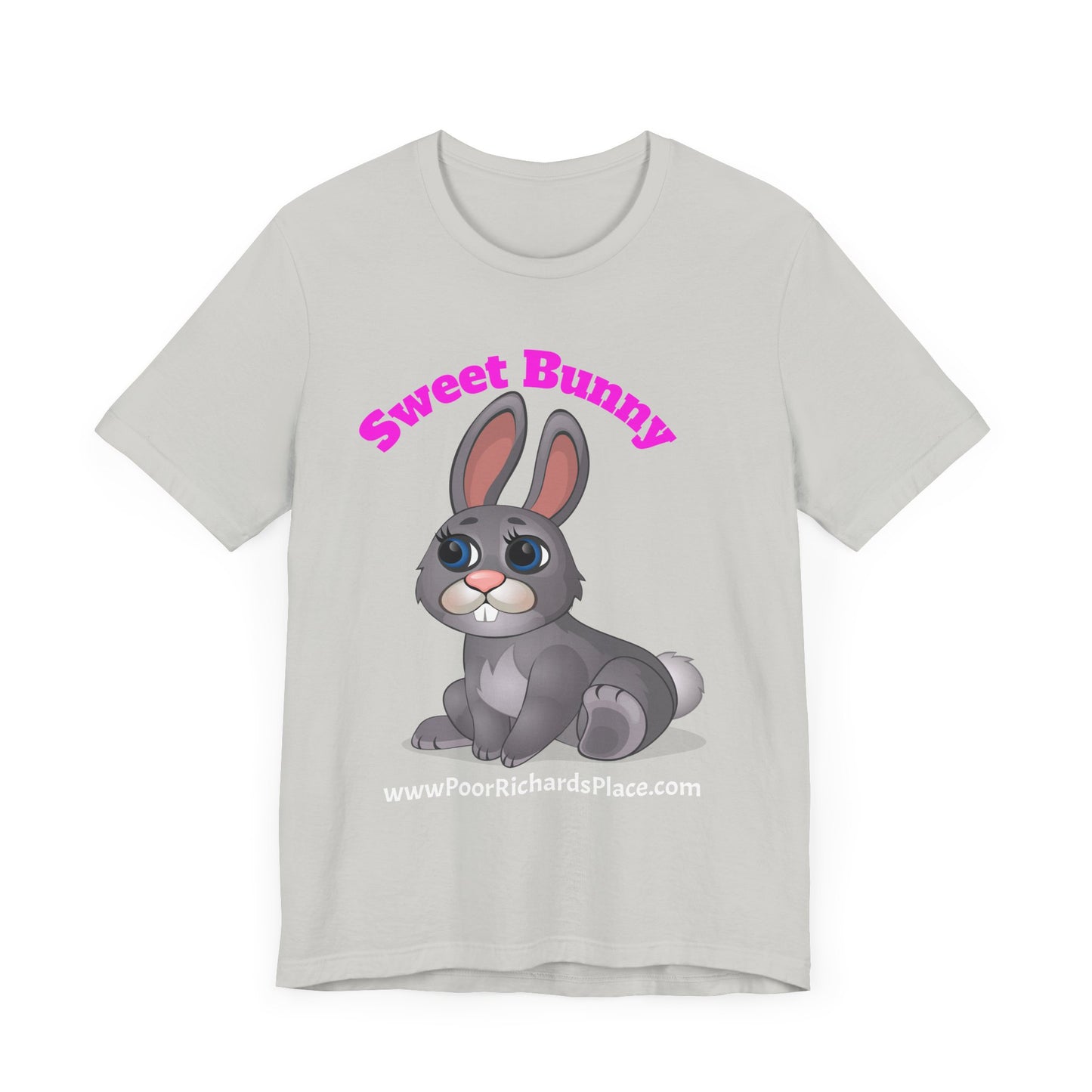 Unisex Jersey Short Sleeve Tee - Sweet Bunny - www.poorrichardsplace.com