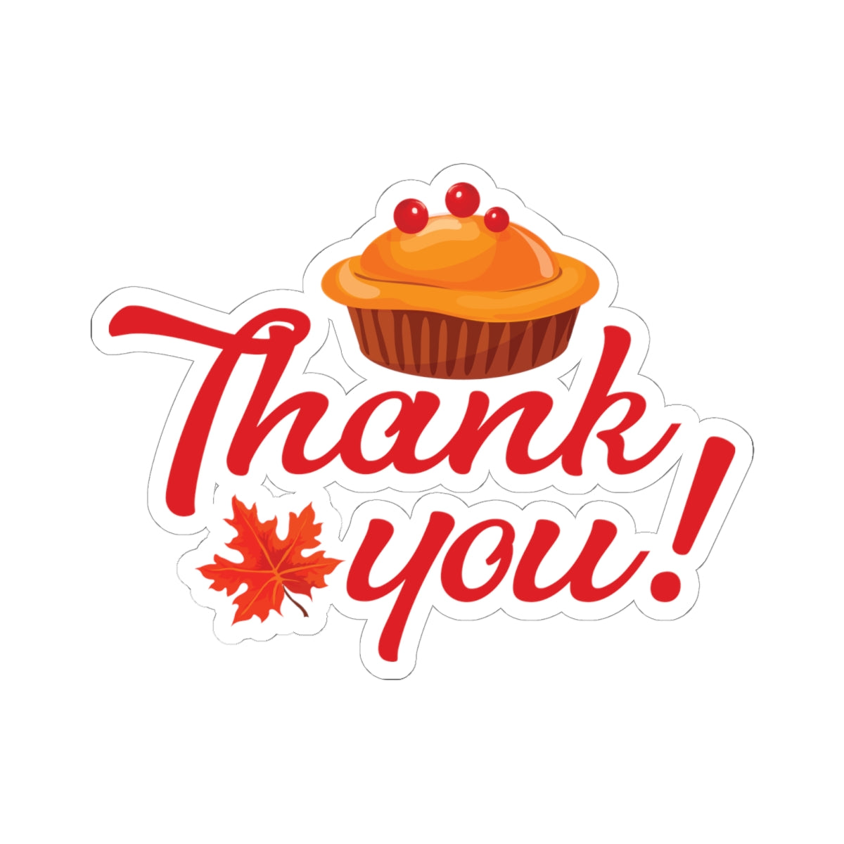 Kiss-Cut Stickers - Thank you