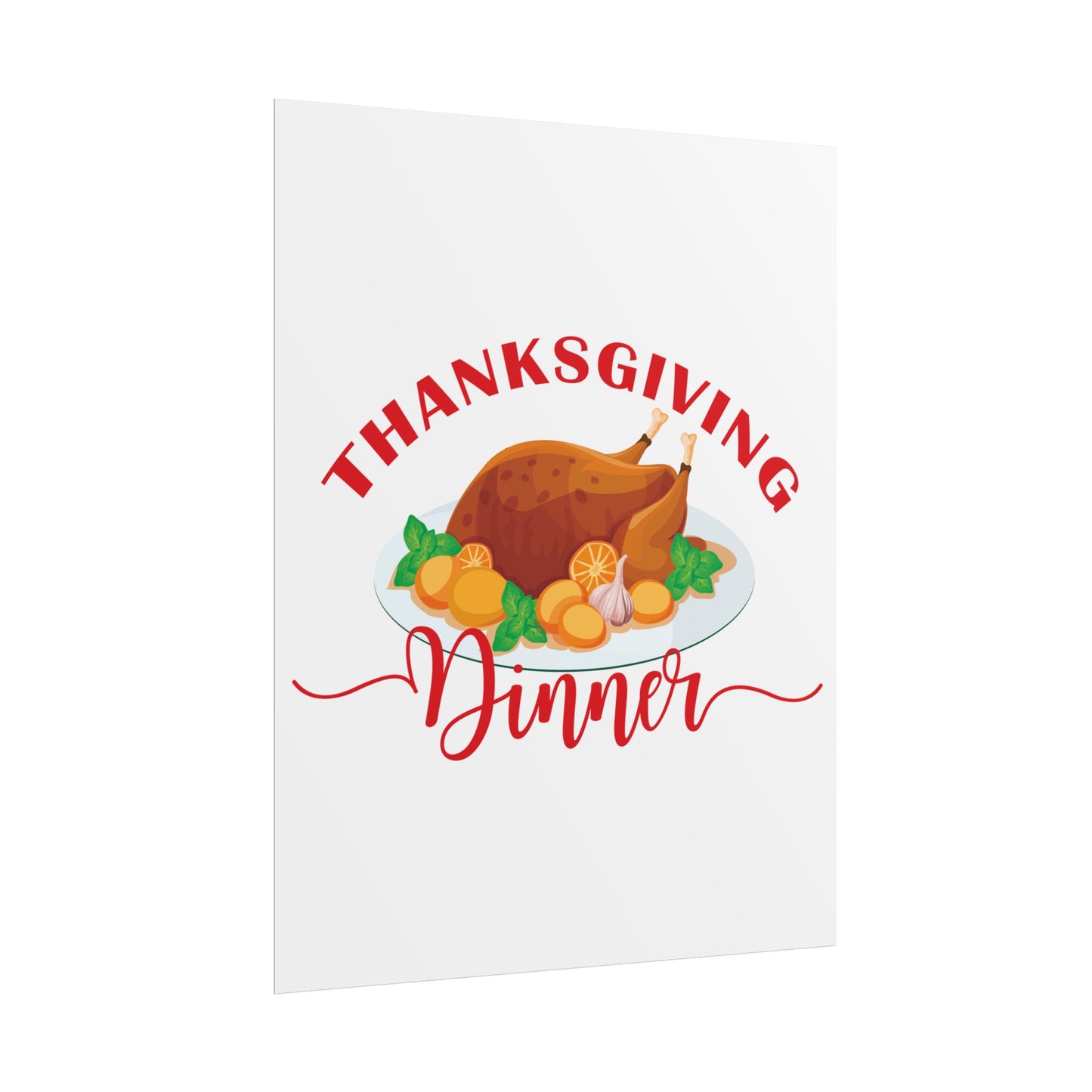 Rolled Poster -Thanksgiving Dinner