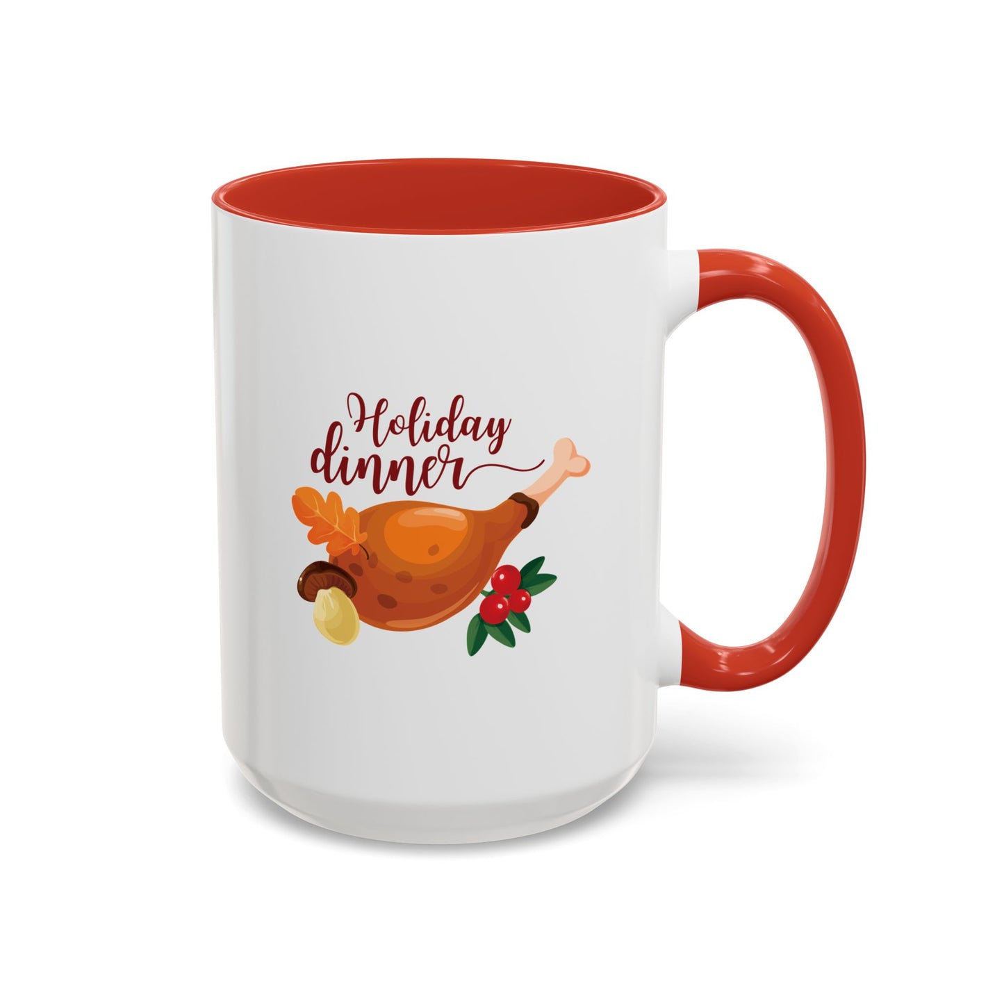 Accent Coffee Mug -Holiday Dinner