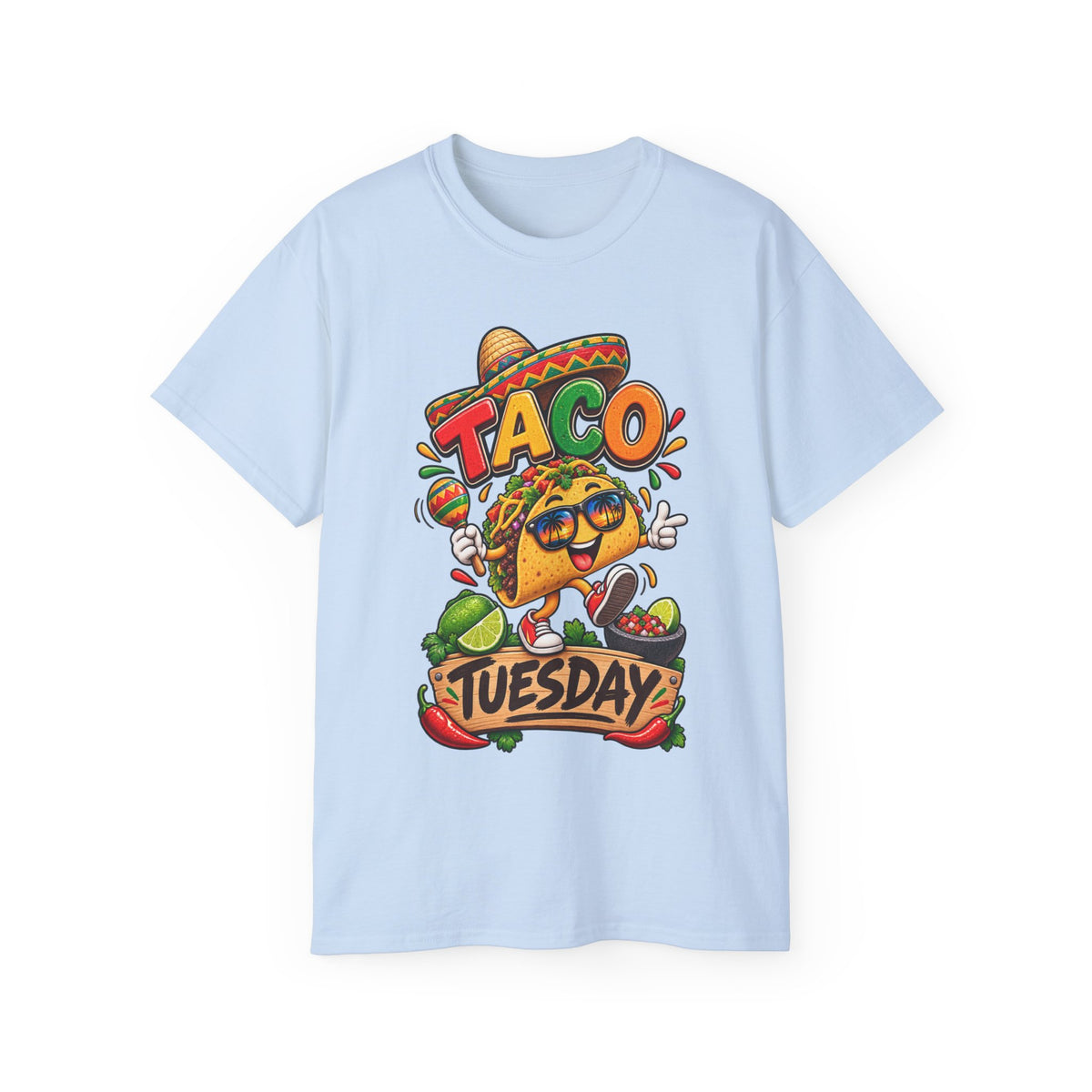 T-Shirt — Festive Taco Tuesday Fiesta