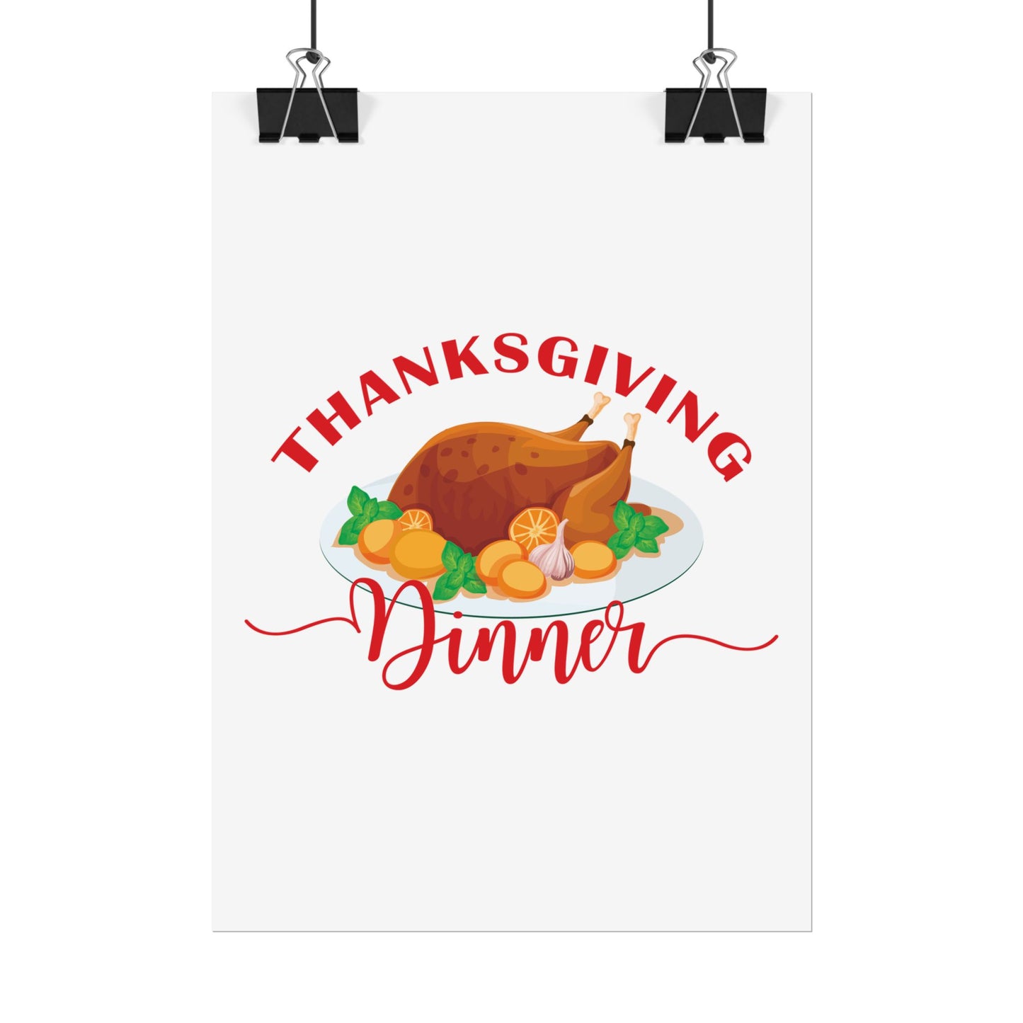 Rolled Poster -Thanksgiving Dinner