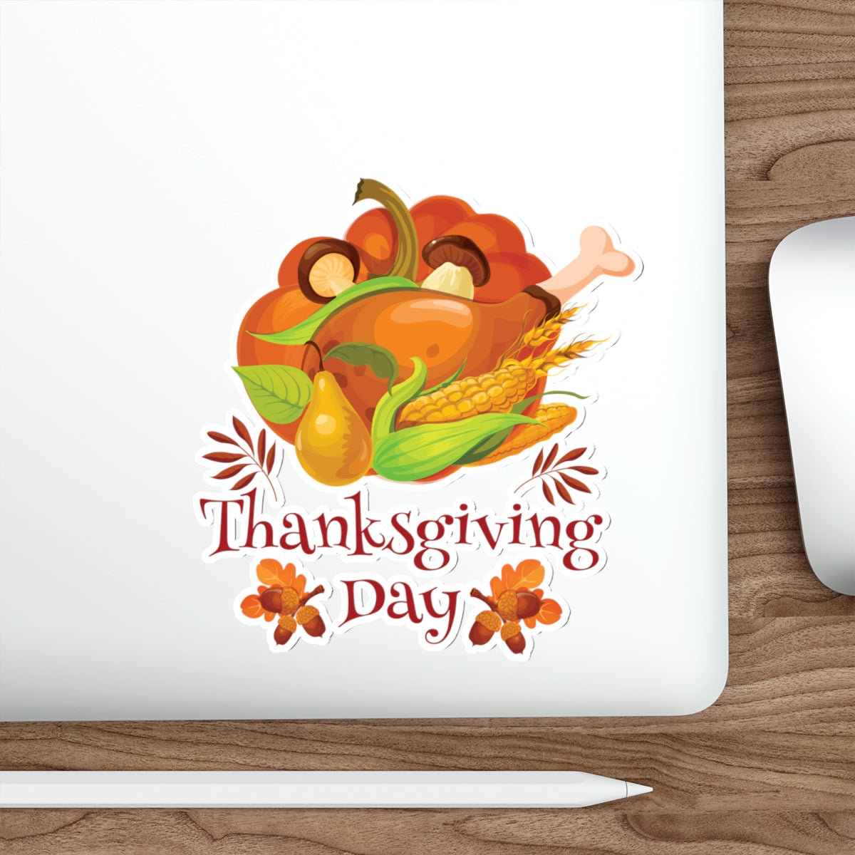 Die-Cut Stickers - Thanksgiving Day - Turkey