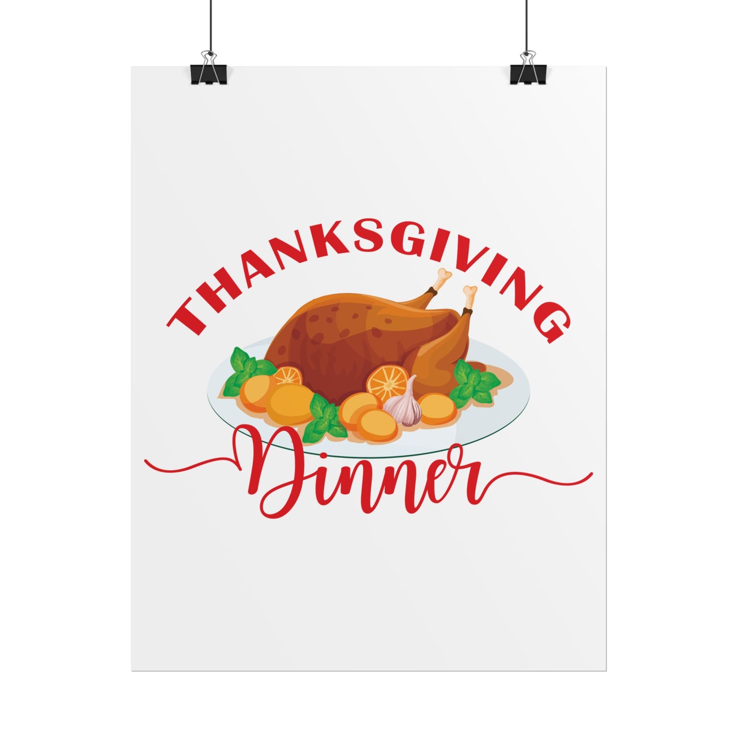 Rolled Poster -Thanksgiving Dinner