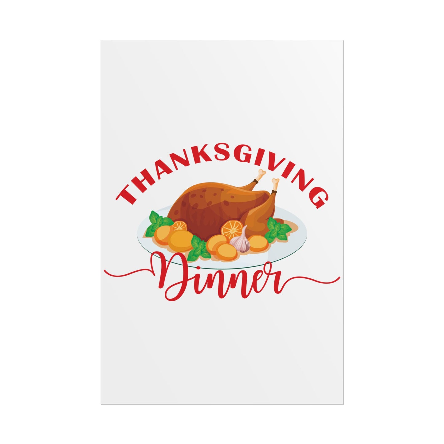 Rolled Poster -Thanksgiving Dinner