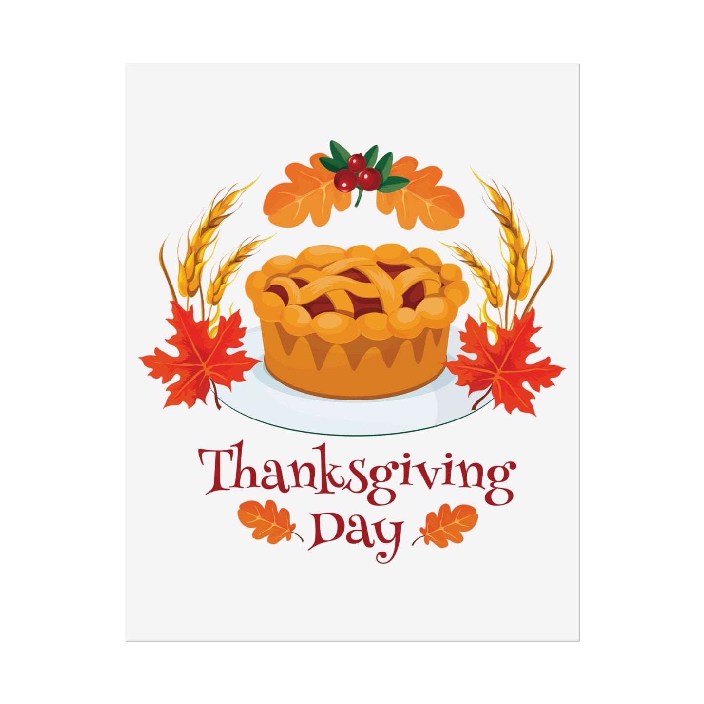 Rolled Poster -Thanksgiving Day