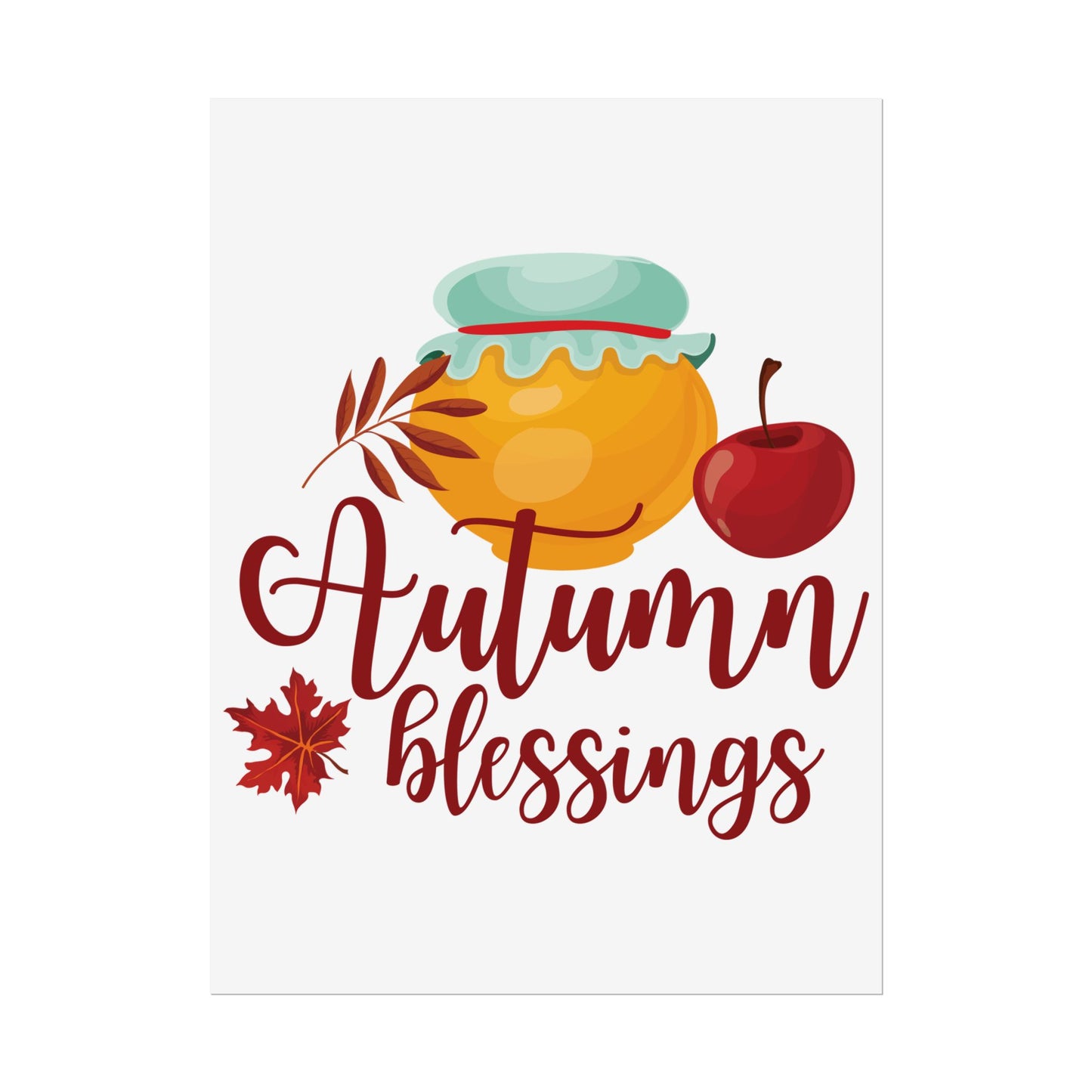 Rolled Poster - Autumn Blessings