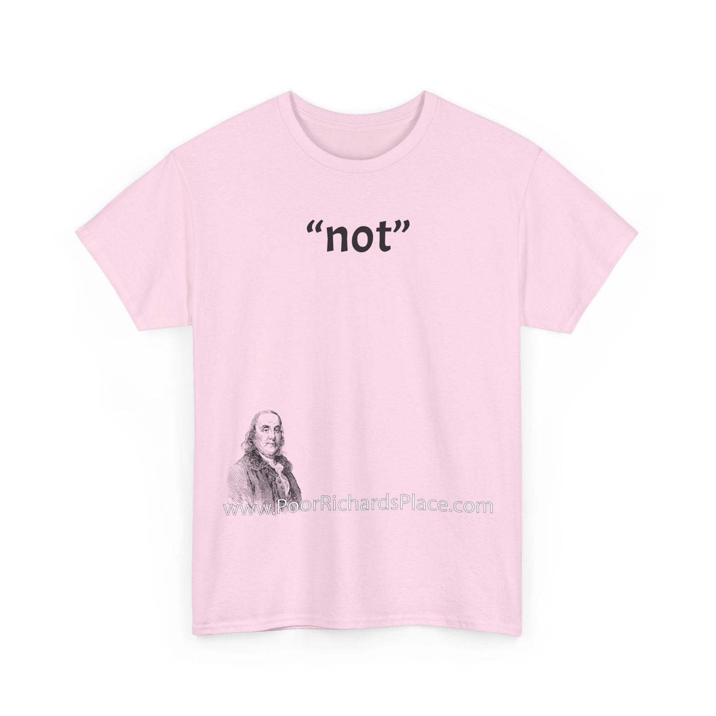 Unisex T-Shirt - Poor Richard Says not