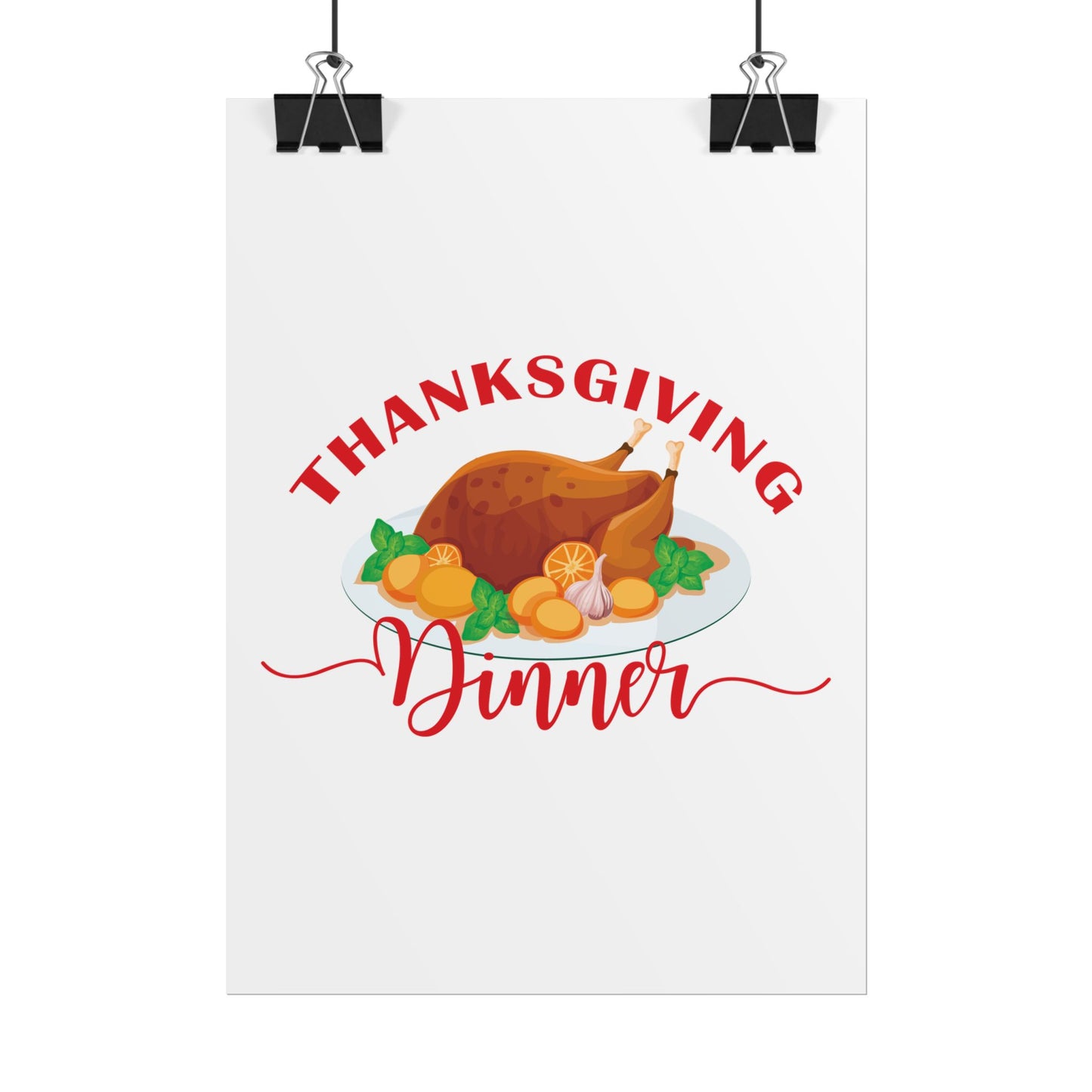 Rolled Poster -Thanksgiving Dinner