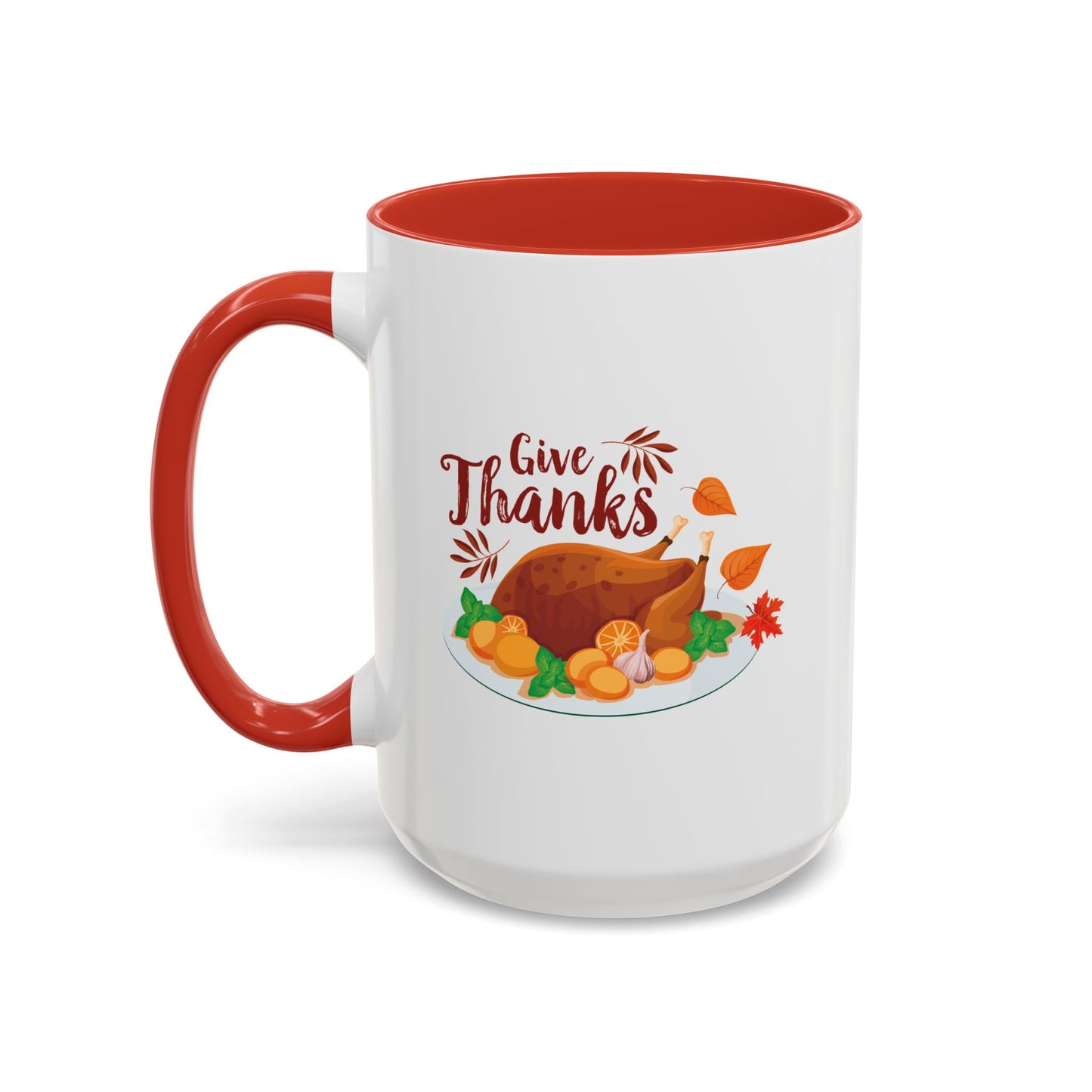Accent Coffee Mug -Give Thanks