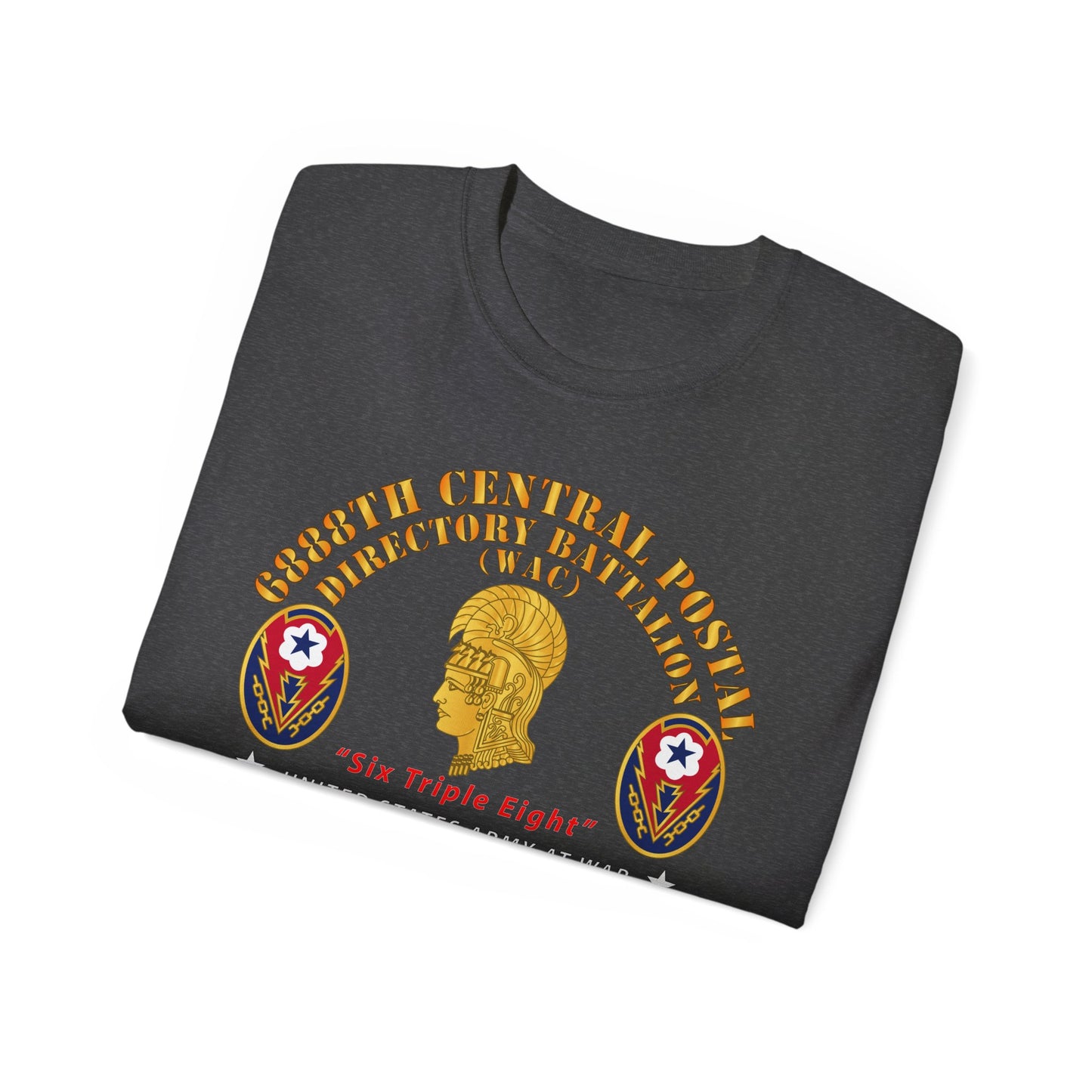 Unisex Ultra Cotton Tee - Army - 6888th Central Postal Directory Battalion - Wwii W Eu Svc