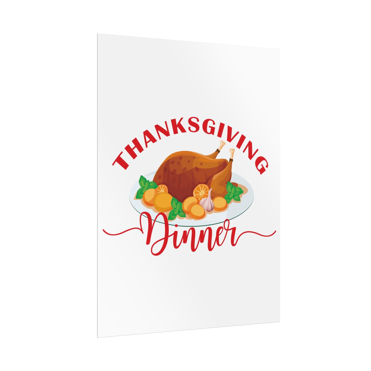 Rolled Poster -Thanksgiving Dinner
