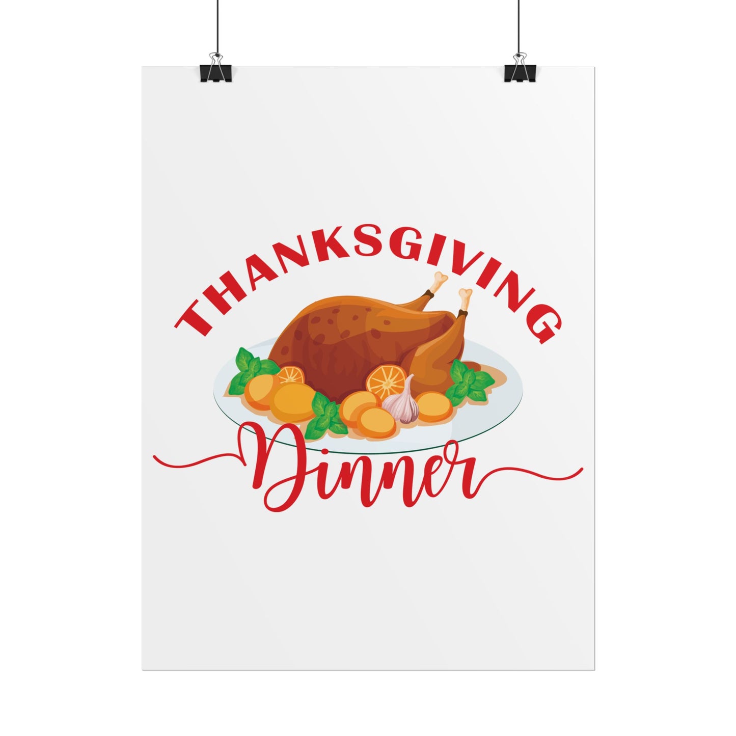 Rolled Poster -Thanksgiving Dinner