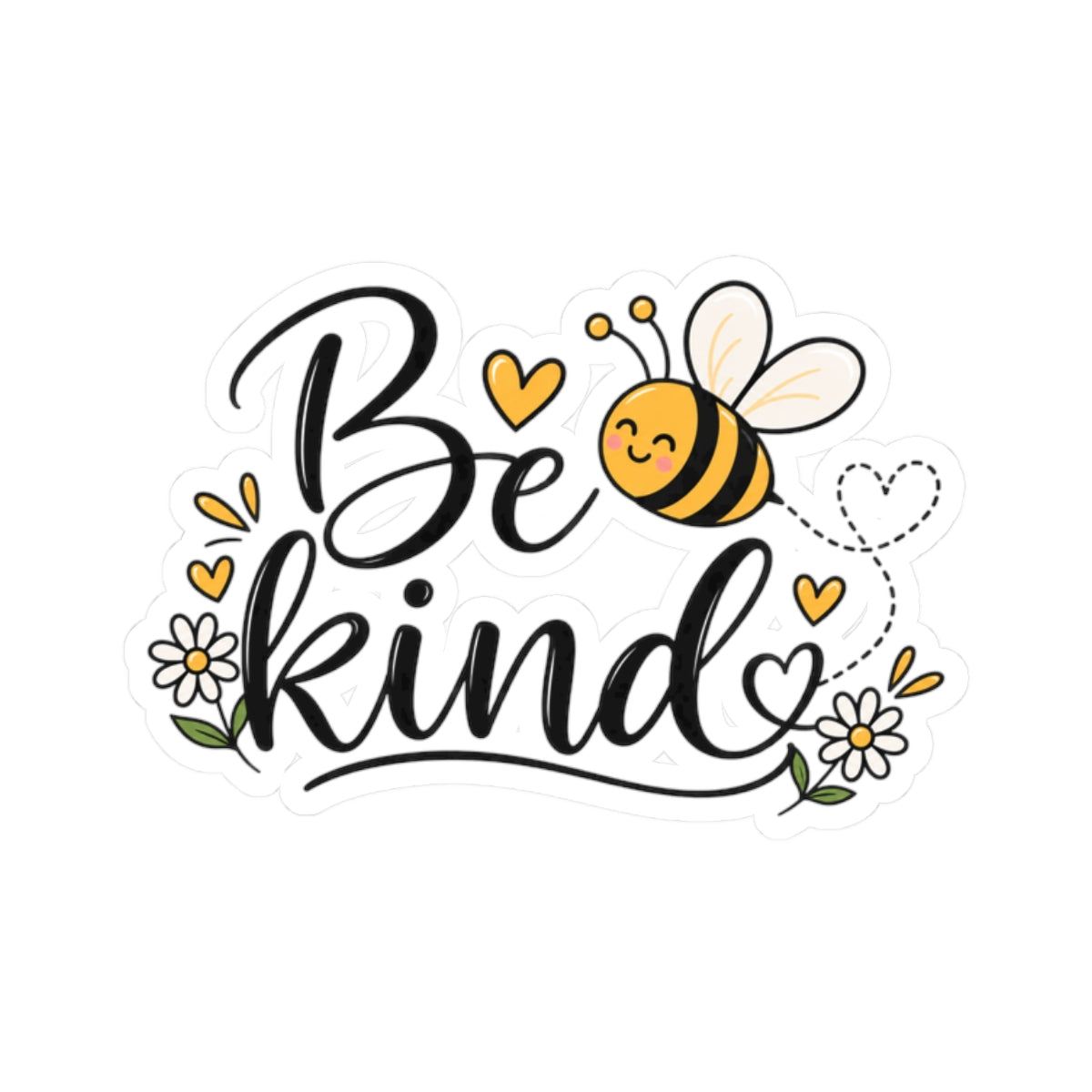 Kiss-Cut Stickers - Be Kind Bee