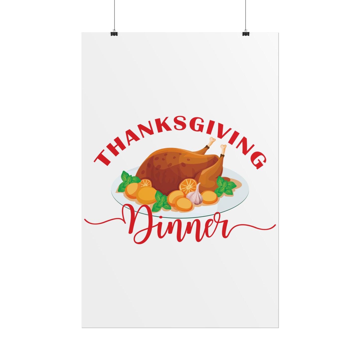Rolled Poster -Thanksgiving Dinner